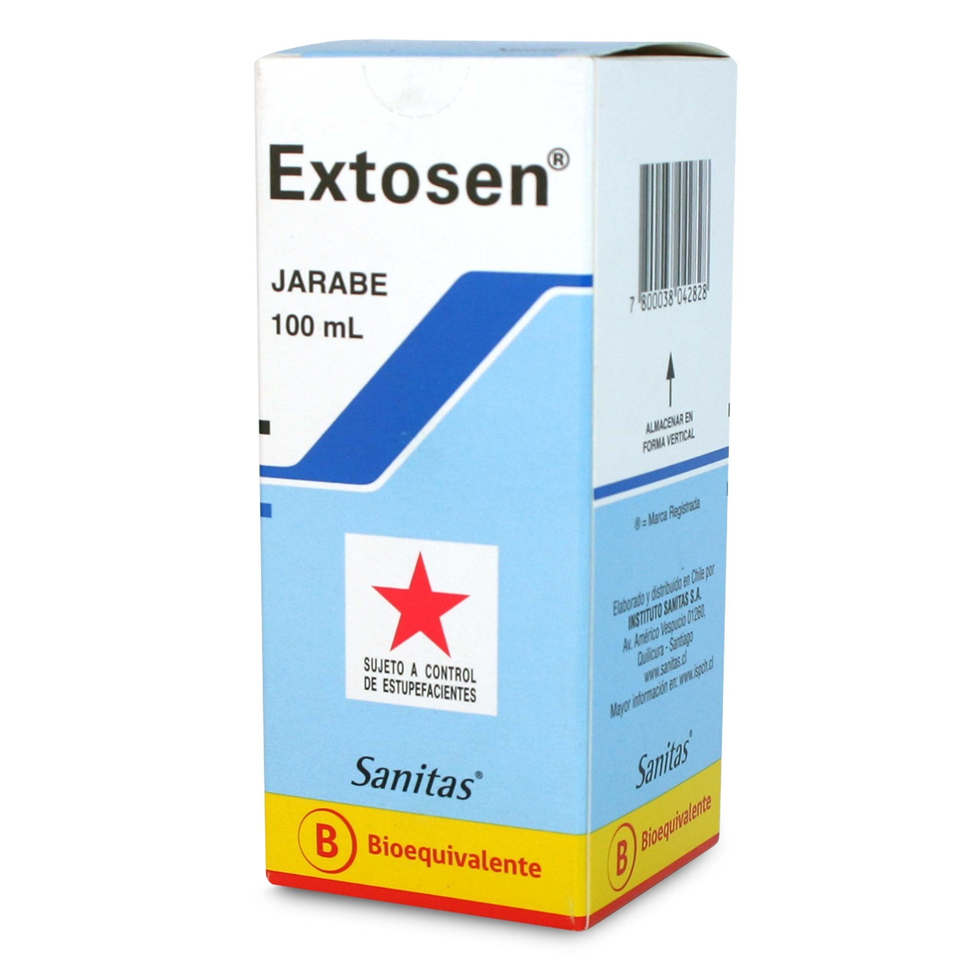 Extosen Codeina 7,5 mg / 5 mL Jarabe 100 mL