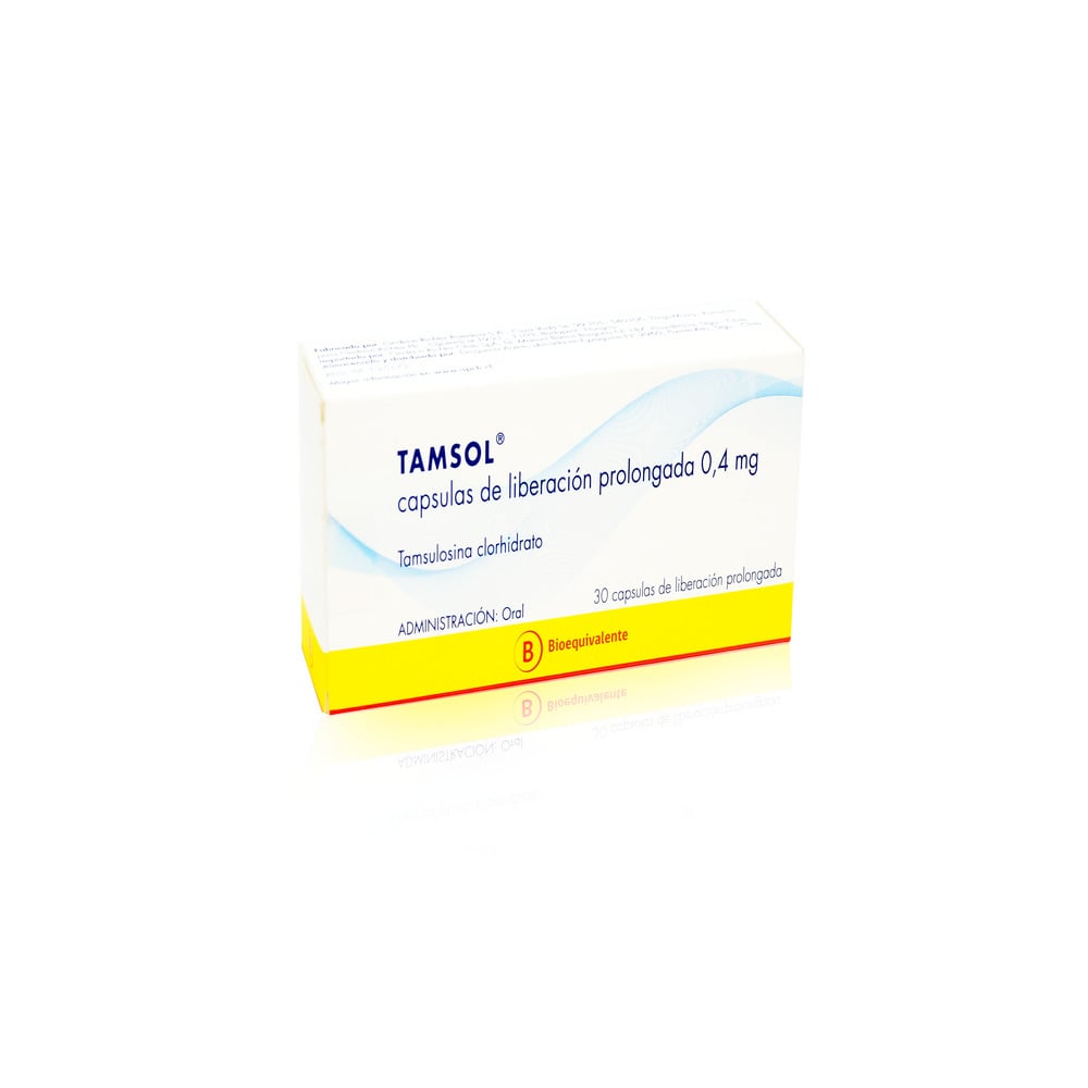 TAMSOL CAPSULAS DE LIBERACION PROLONGADA 0,4 mg (TAMSULOSINA CLORHIDRATO)