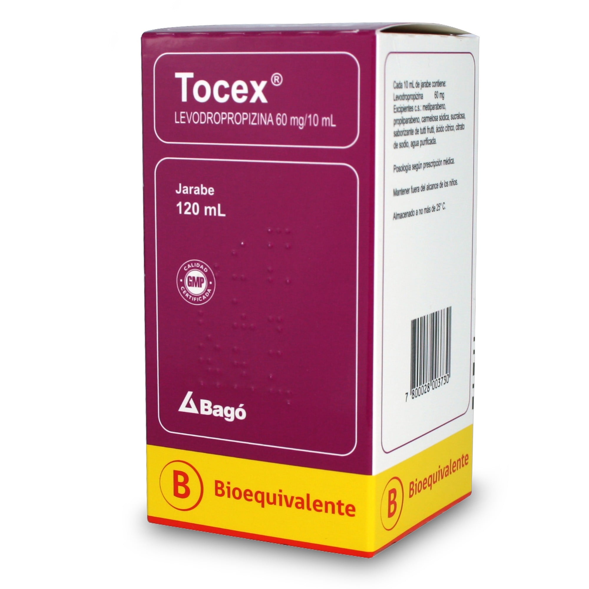 Tocex Levodropropizina 60 mg / 10 mL Jarabe 120 mL