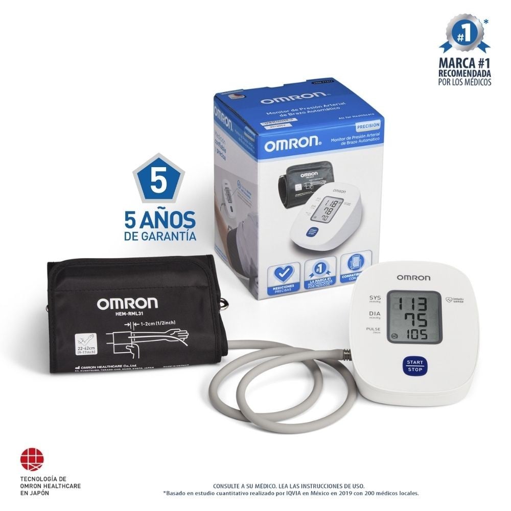 Toma de Presión de Brazo Omron HEM-7121J
