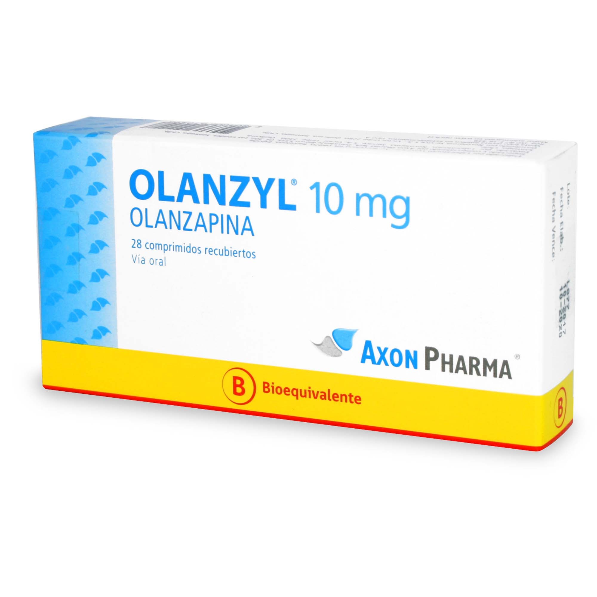 OLANZYL COMPRIMIDOS RECUBIERTOS 10 mg (OLANZAPINA)