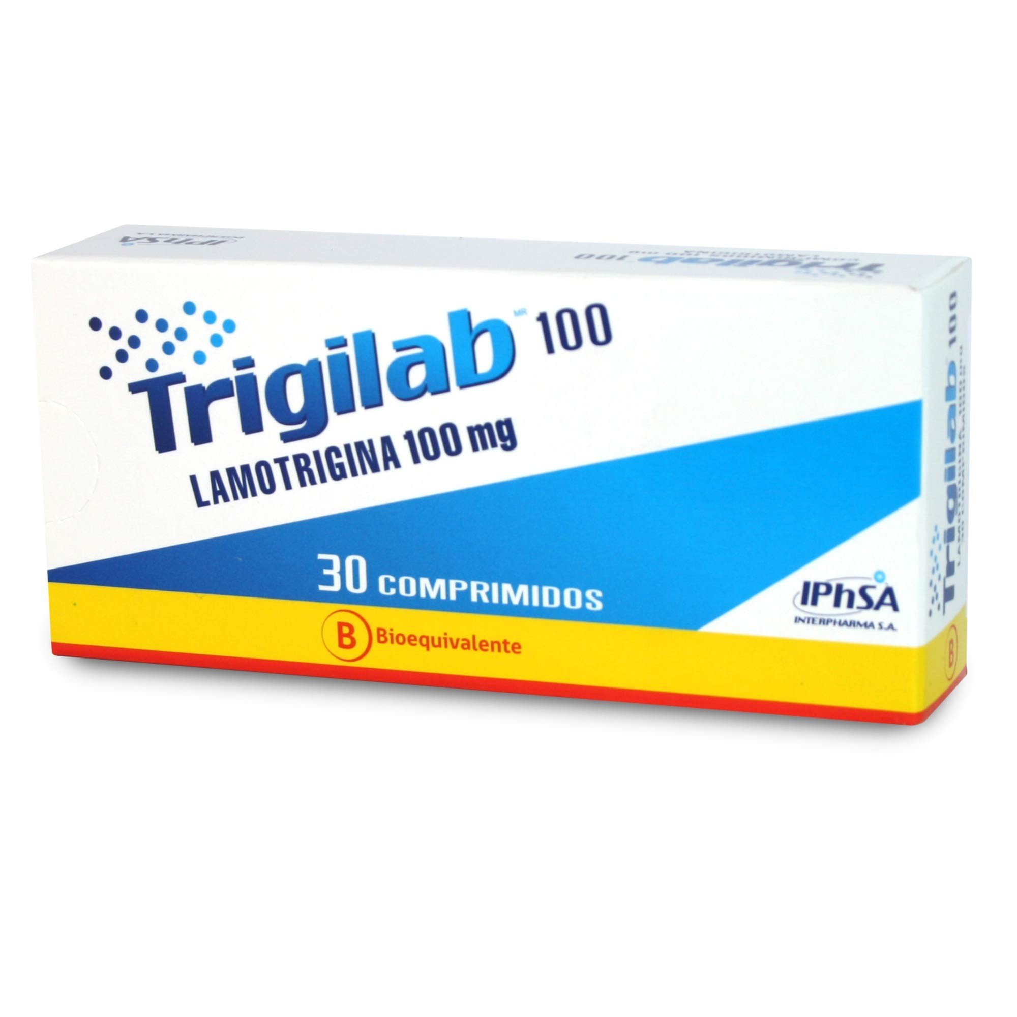 Trigilab Lamotrigina 100 mg 30 Comprimidos