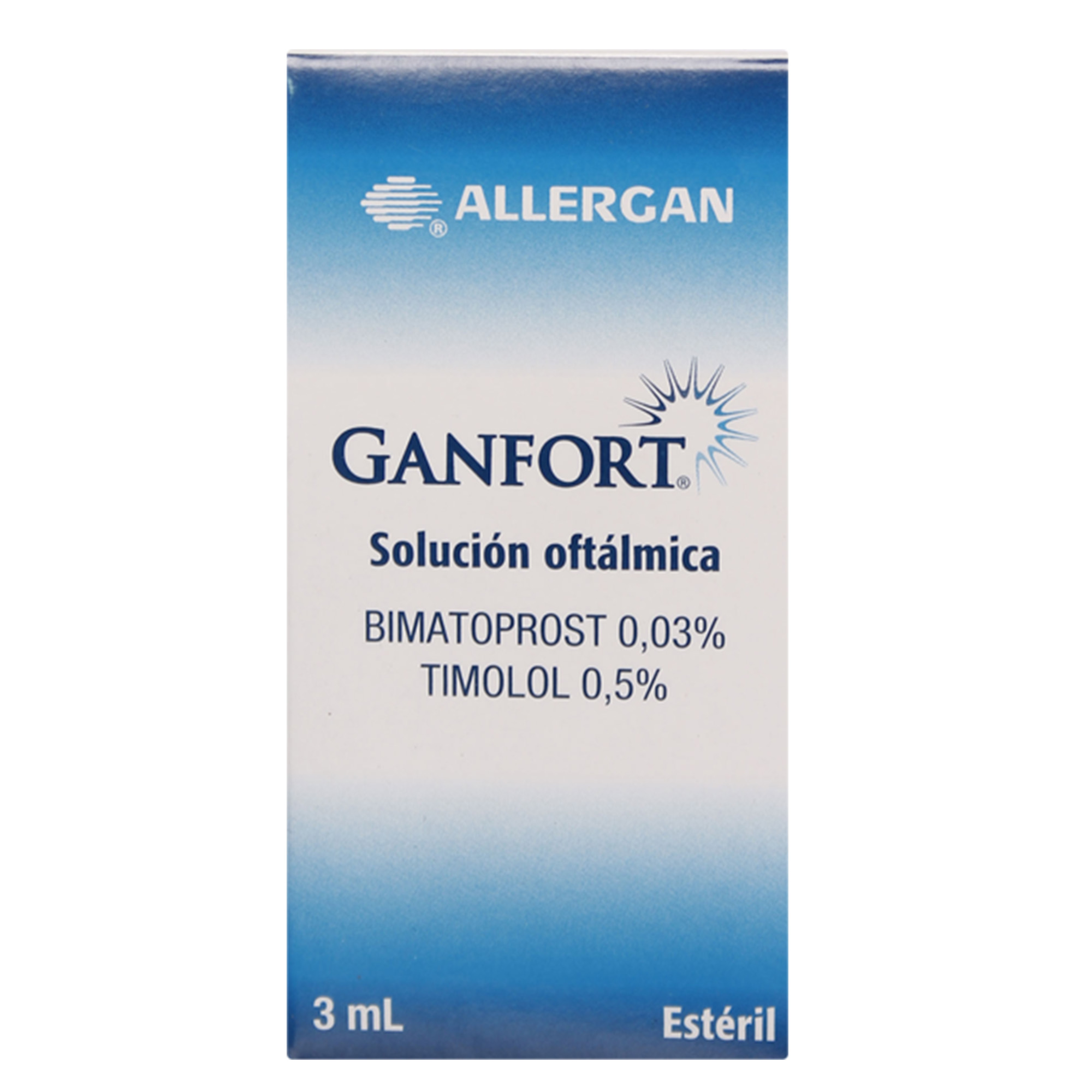 Ganfort Bimatoprost 0,03% Solución Oftalmica 3 mL