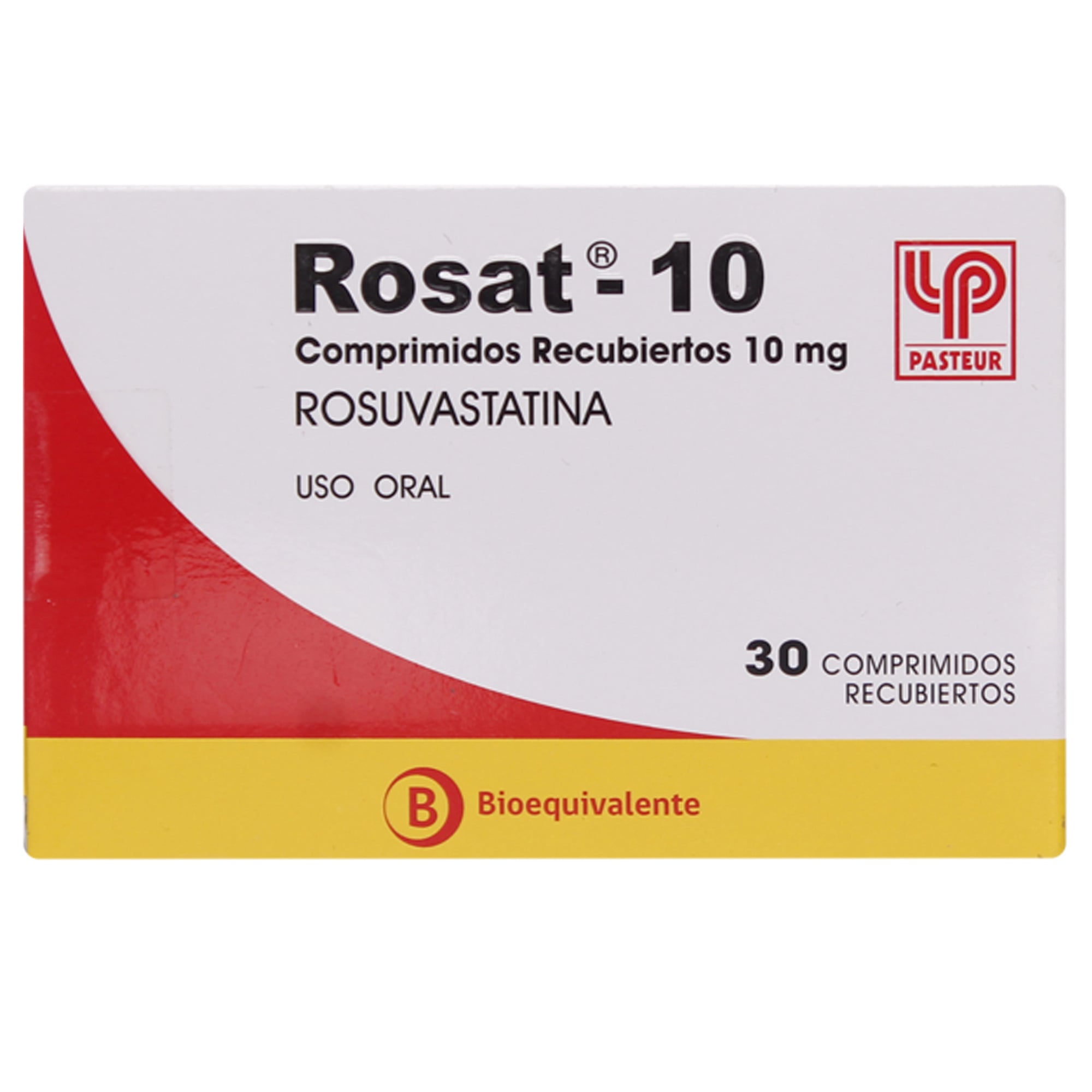 Rosat-10 Rosuvastatina 10 mg 30 Comprimidos Recubiertos