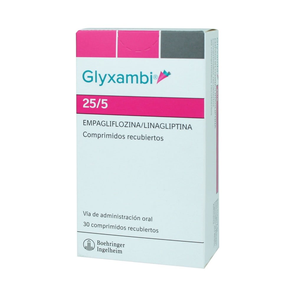 GLYXAMBI 25/5 COMPRIMIDOS RECUBIERTOS