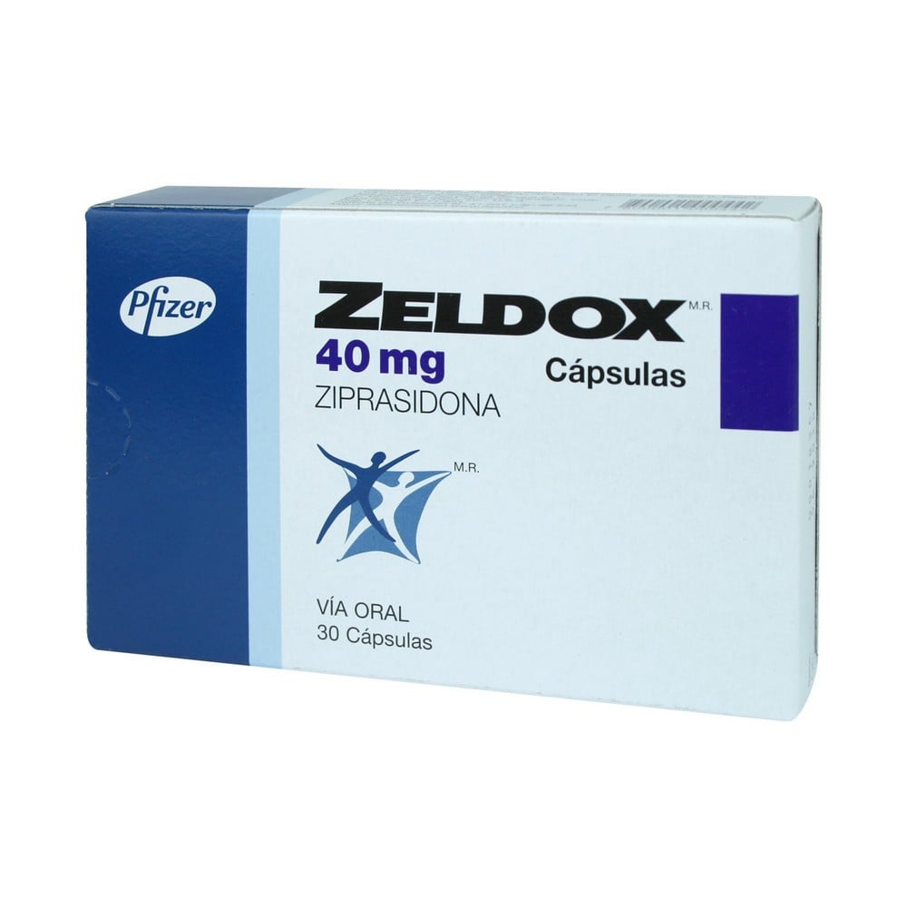 ZELDOX CAPSULAS 40 mg (ZIPRASIDONA)
