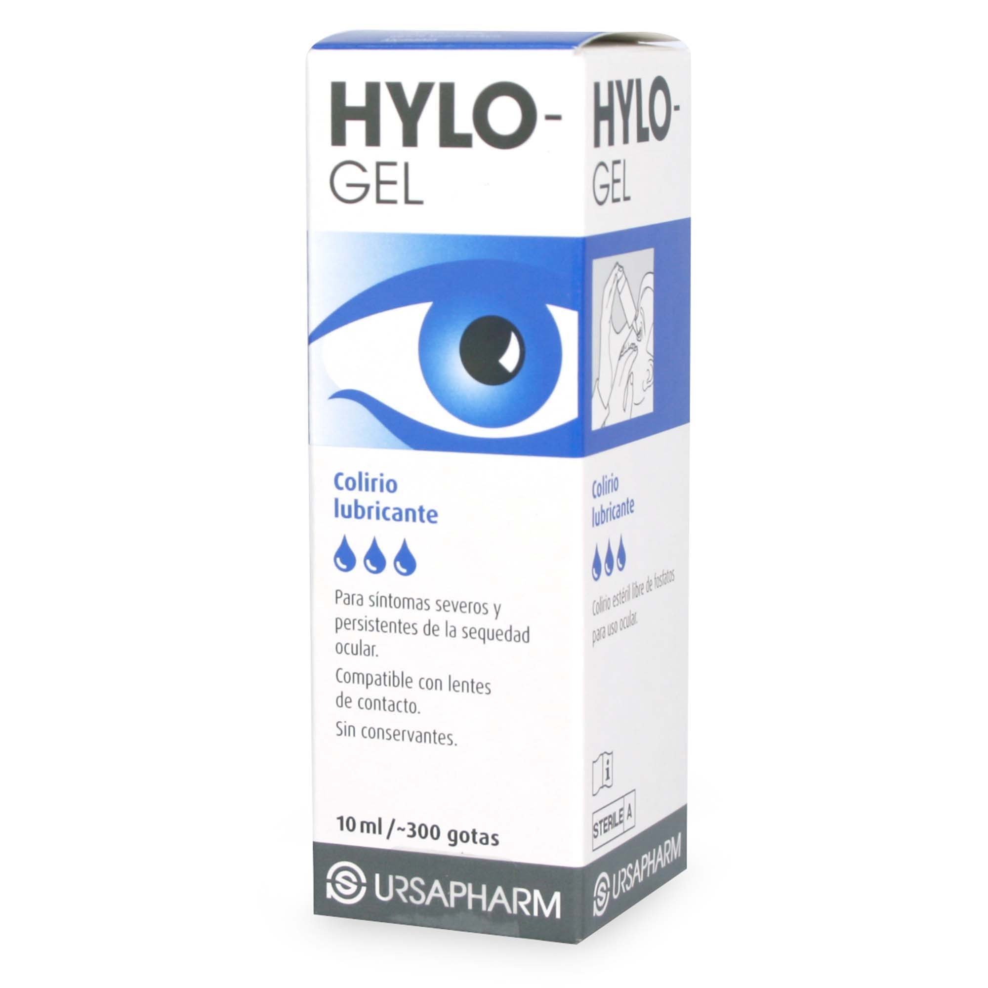 Hylo-Gel Hialuronato De Sodio 2 mg/ml Solución Oftalmica 10 mL