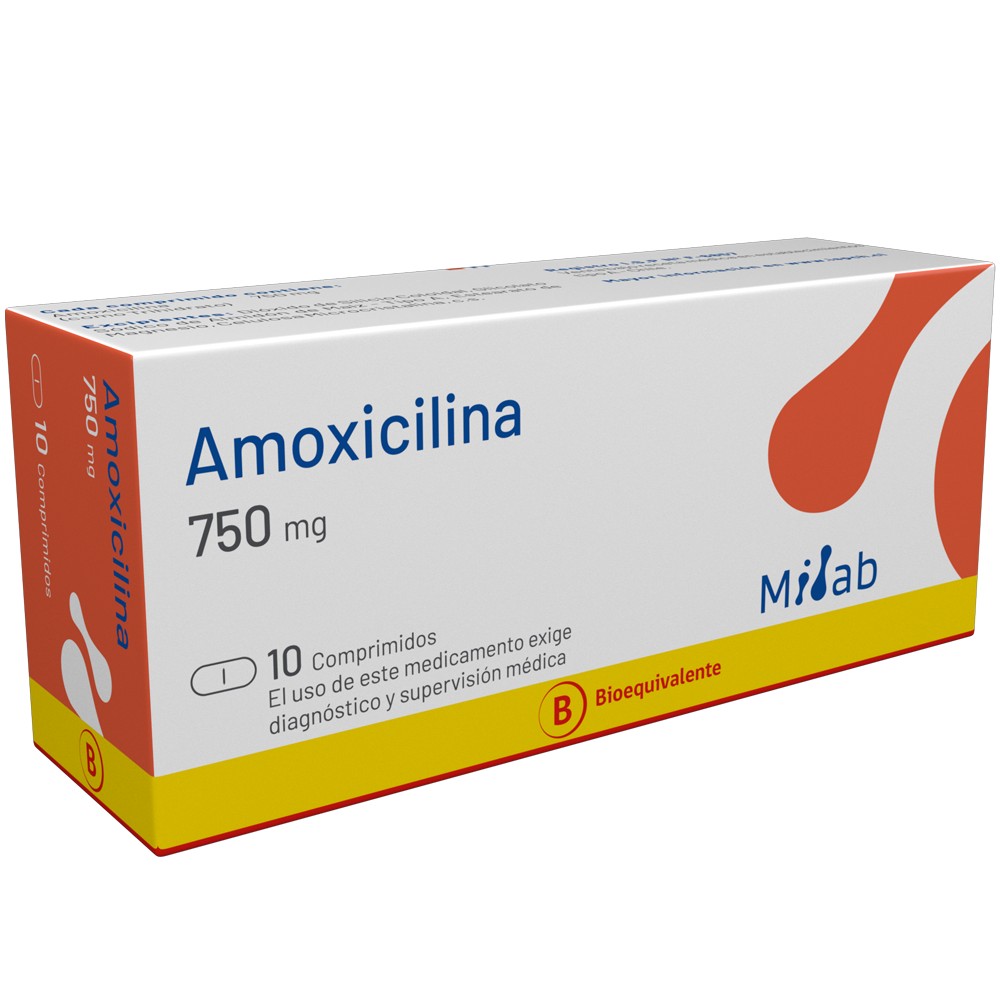 AMOXICILINA COMPRIMIDOS 750 mg