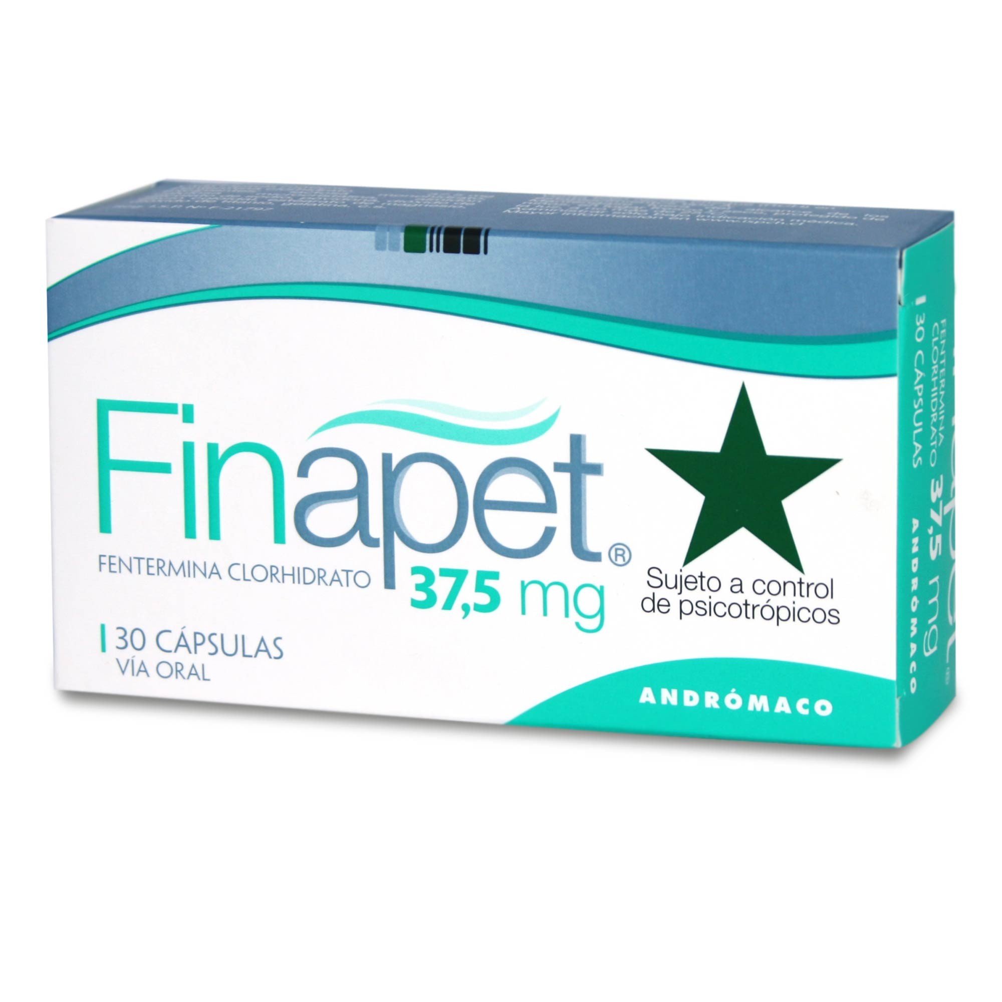 Finapet Fentermina 37,5 mg 30 Cápsulas