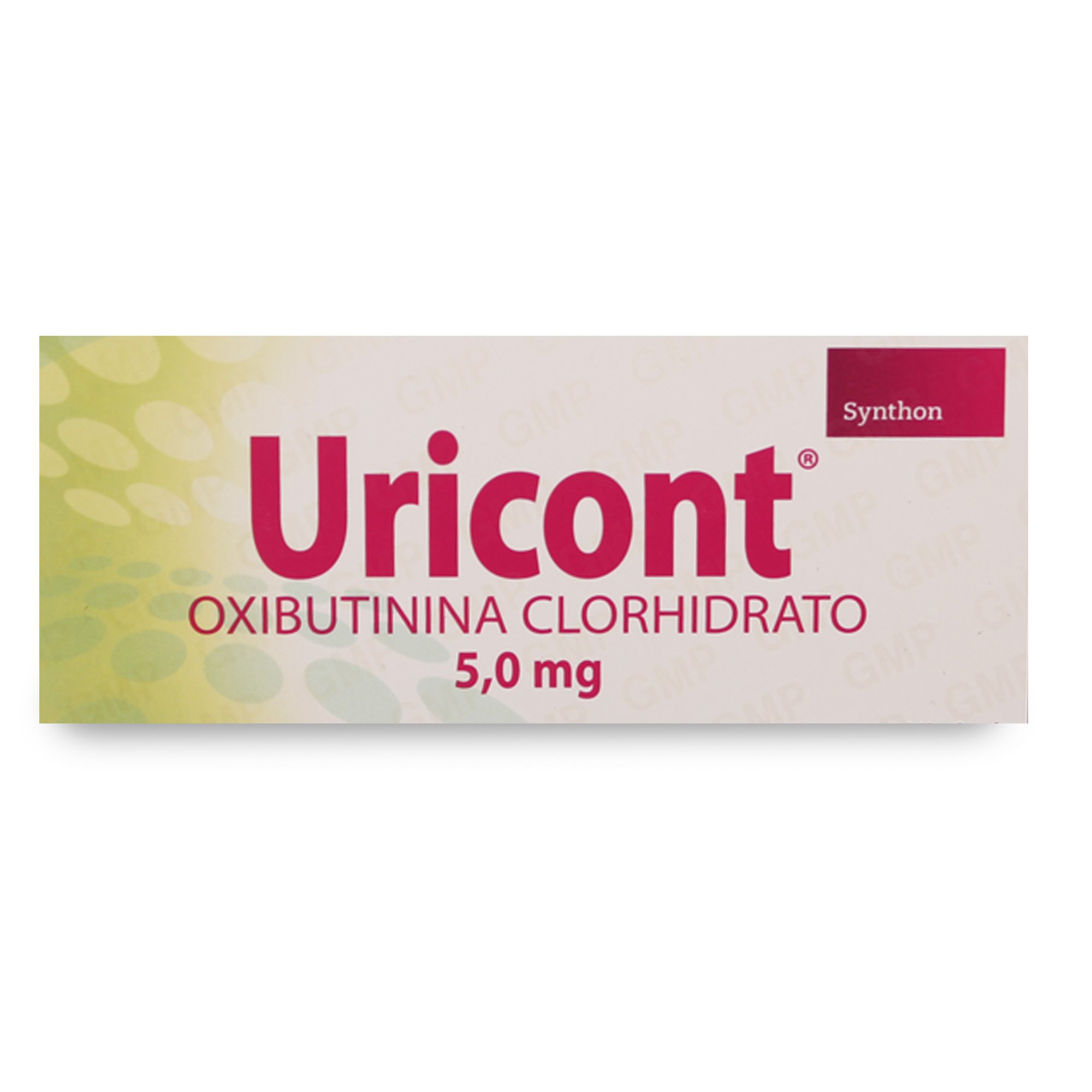 Uricont Oxibutinina Clorhidrato 5 mg 40 Comprimidos