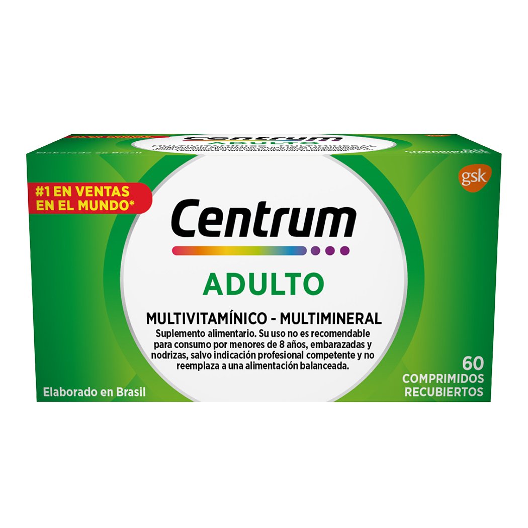Centrum Multivitaminico / Multimineral 60 Comprimidos Recubiertos