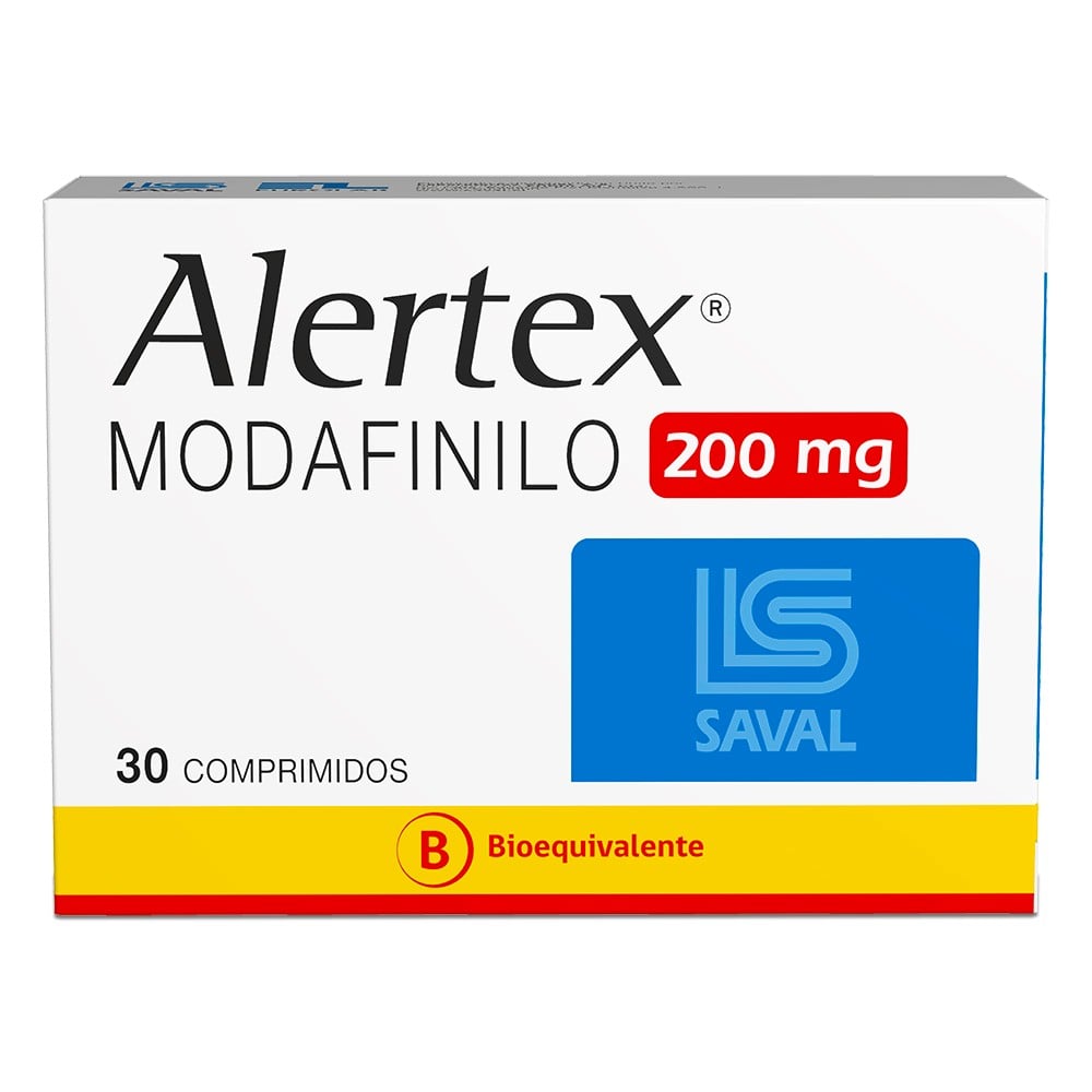Alertex Modafinilo 200 mg 30 Comprimidos