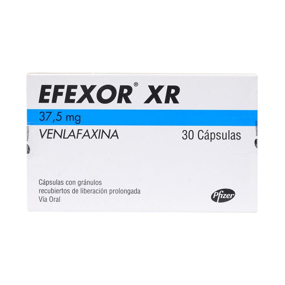 Efexor XR Venlafaxina 37,5 mg 30 Cápsulas