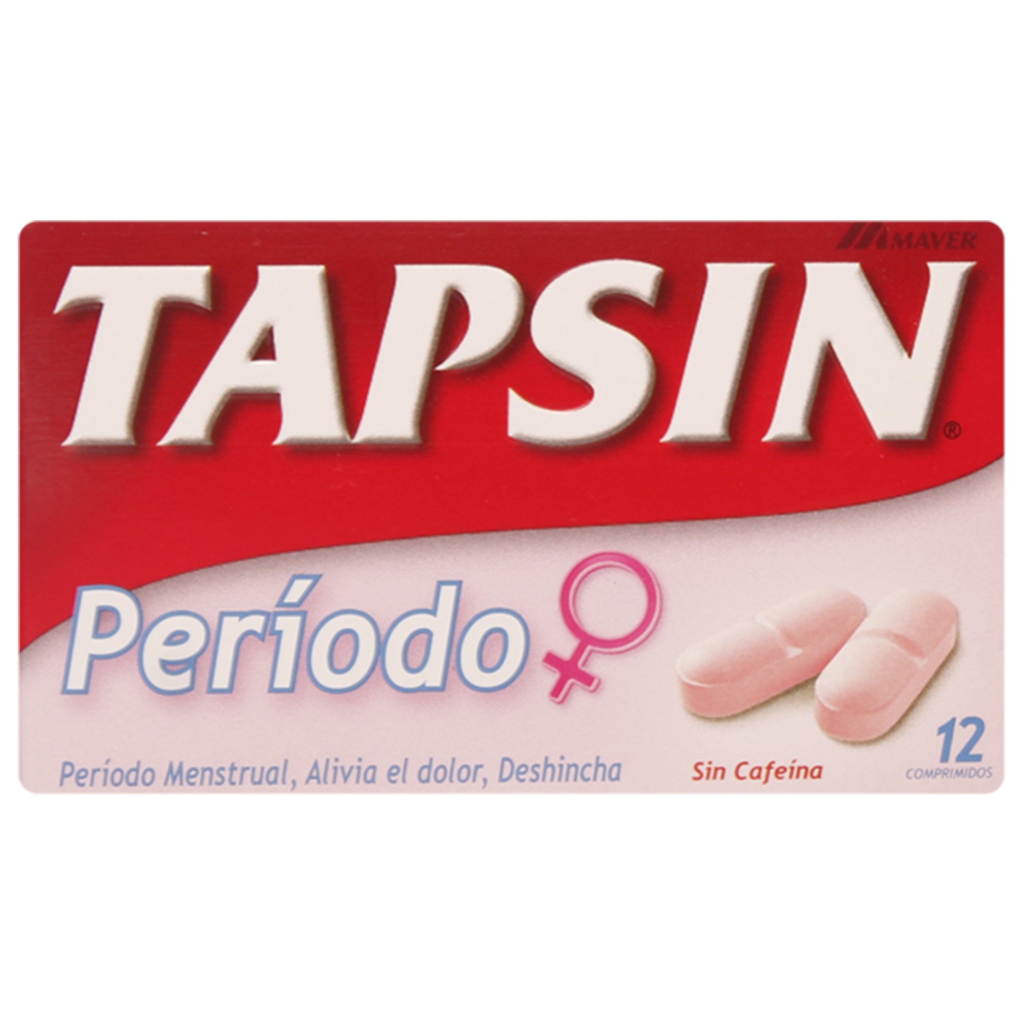 TAPSIN SIN CAFEÍNA CON PAMABROM COMPRIMIDOS