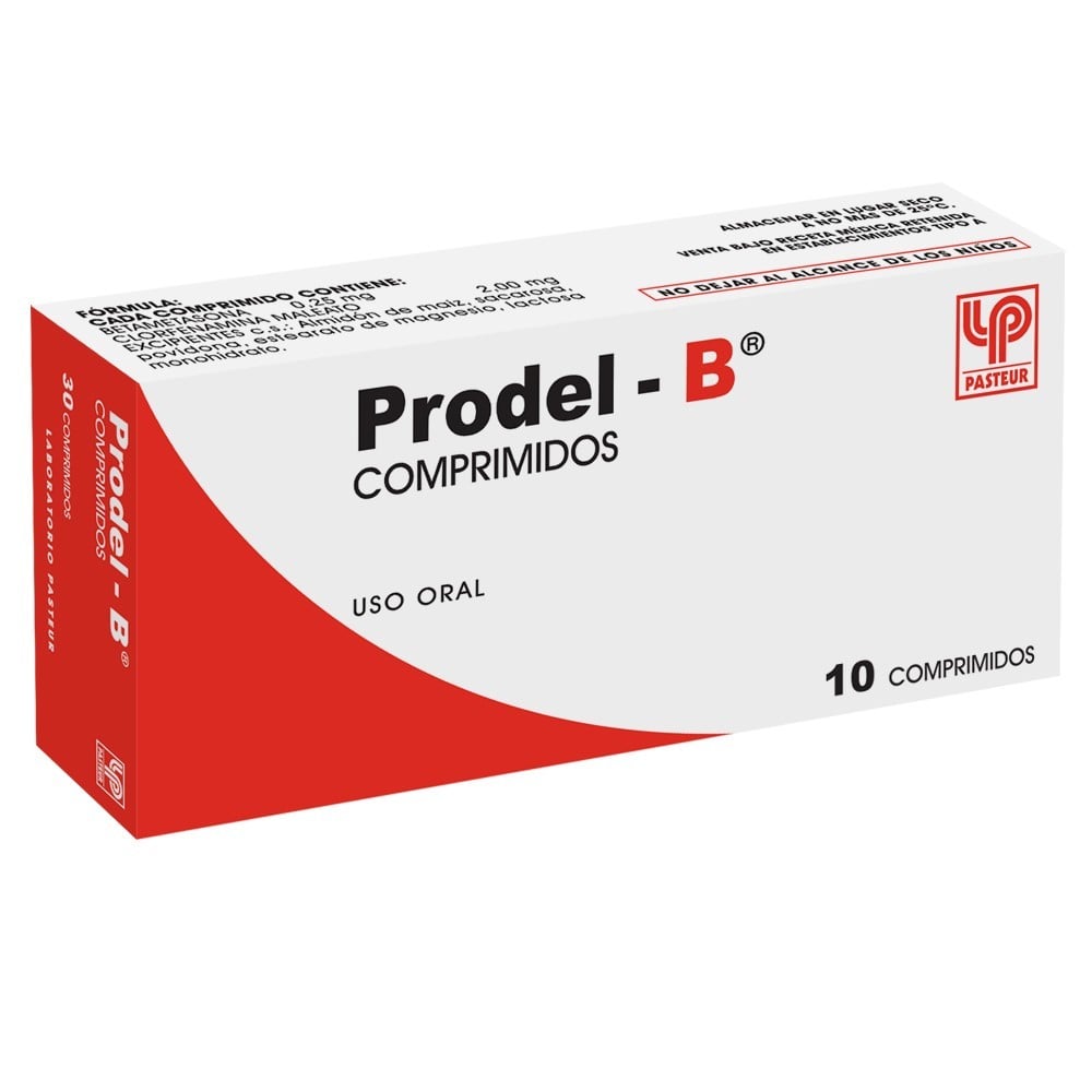 Prodel-B Betametasona 2 mg 10 Comprimidos