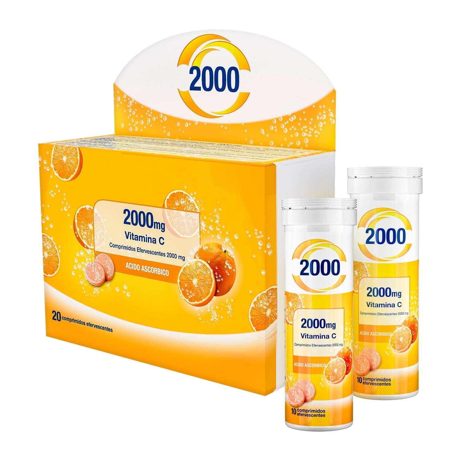 CEBION 2000 COMPRIMIDOS EFERVESCENTES 2 g