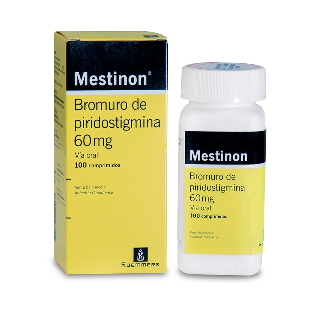 MESTINON COMPRIMIDOS 60 mg (PIRIDOSTIGMINA BROMURO)