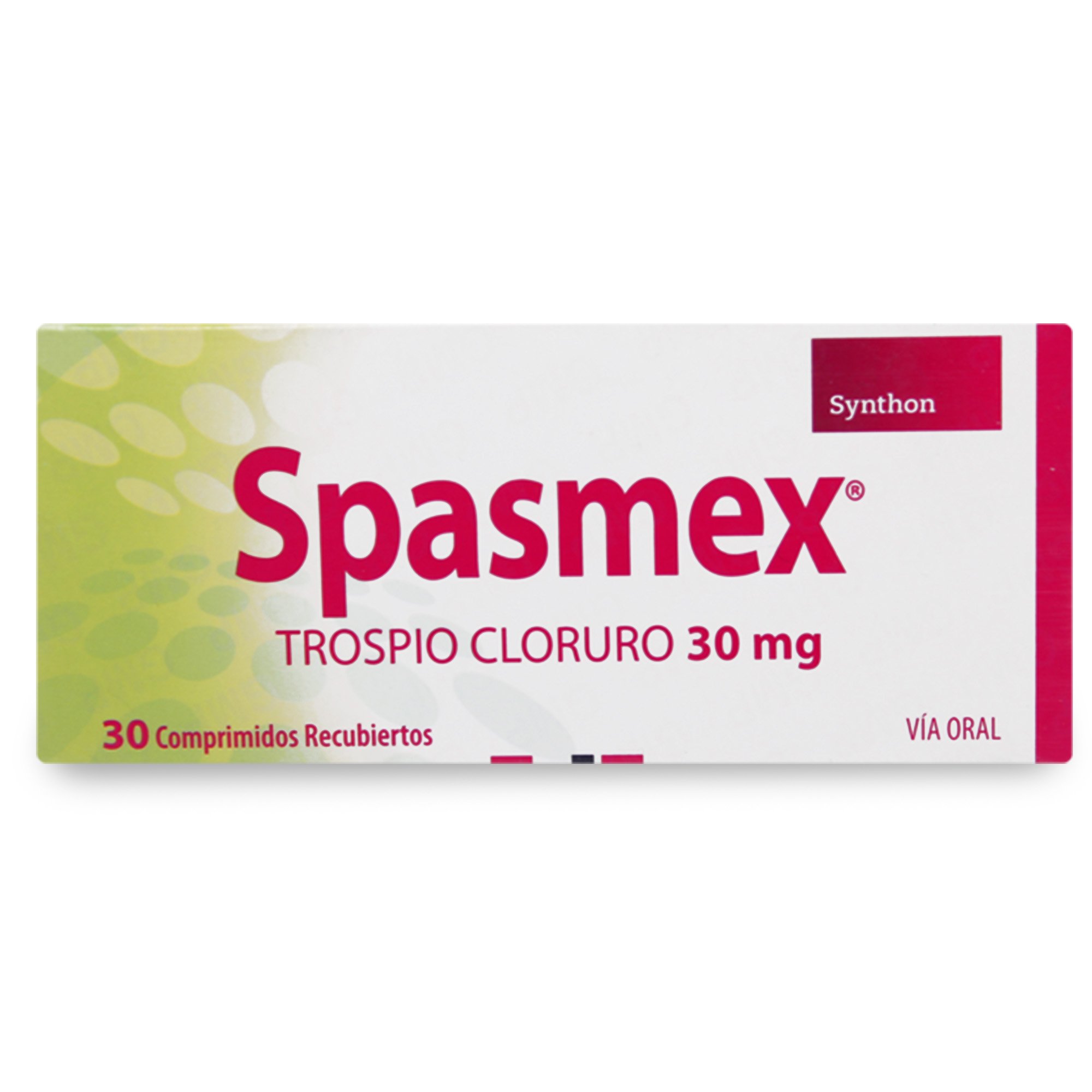 Spasmex  Trospio Cloruro 30 mg 30 Comprimidos Recubierto