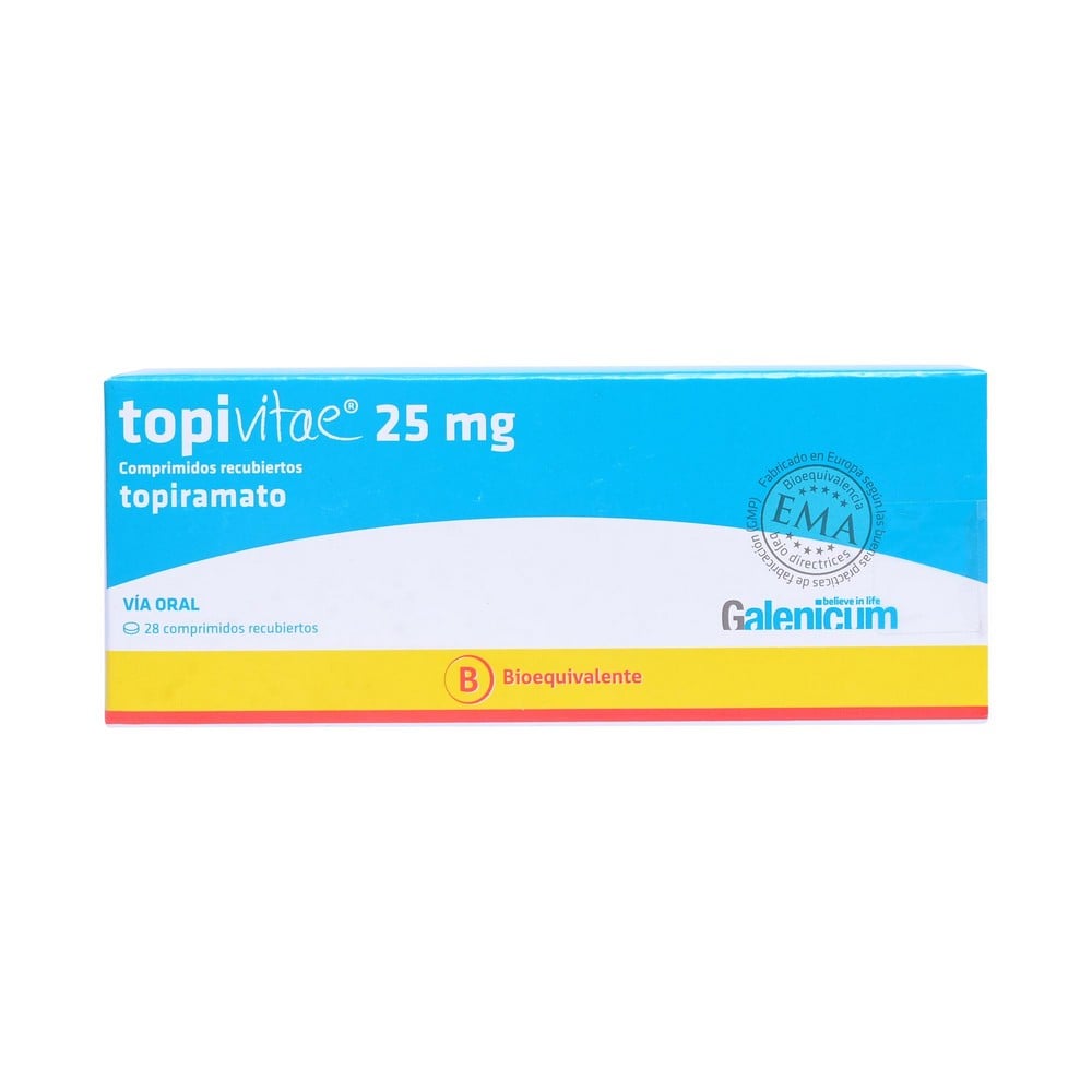 Topivitae Topiramato 25 mg 28 Comprimidos