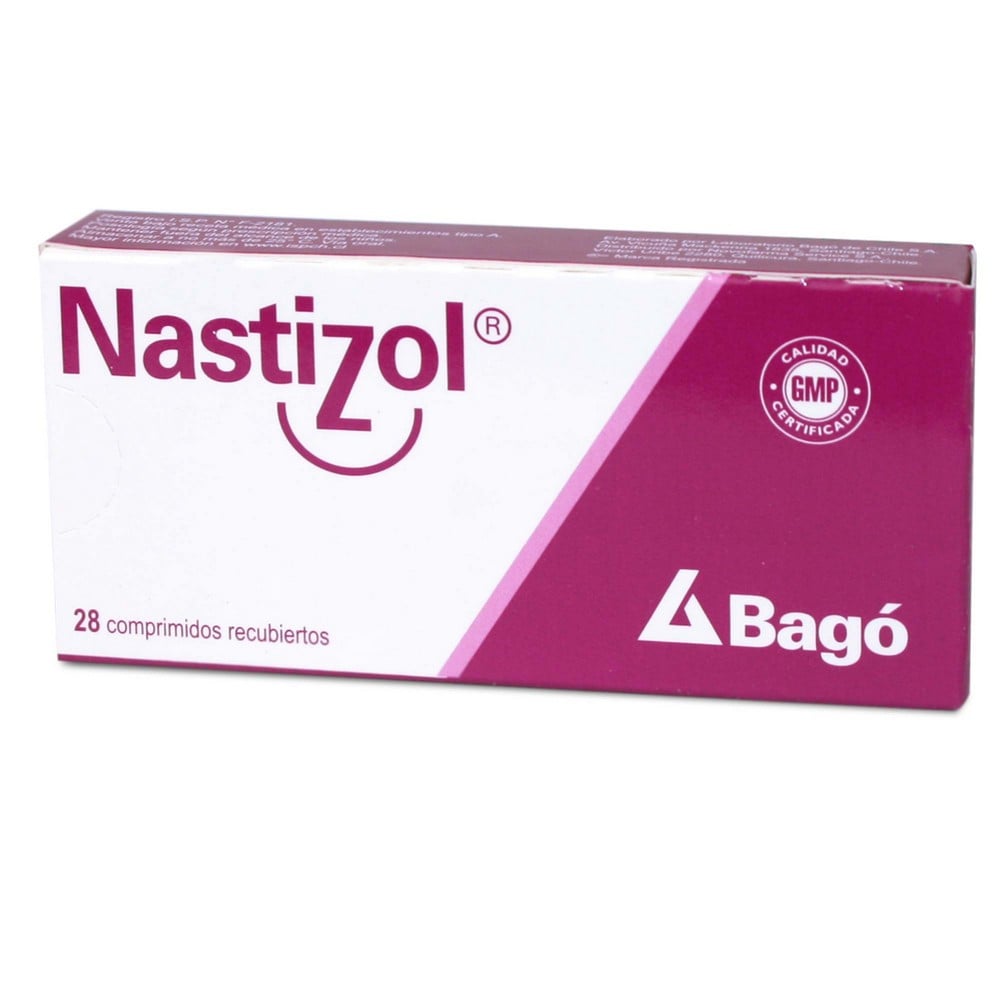 Nastizol Pseudoefedrina 60 mg 28 Comprimidos