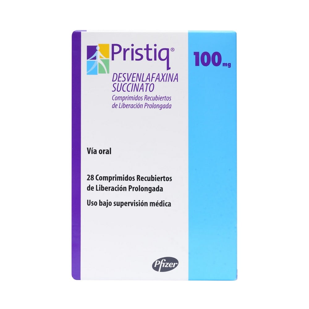 Pristiq Desvenlafaxina 100 mg 28 Comprimidos