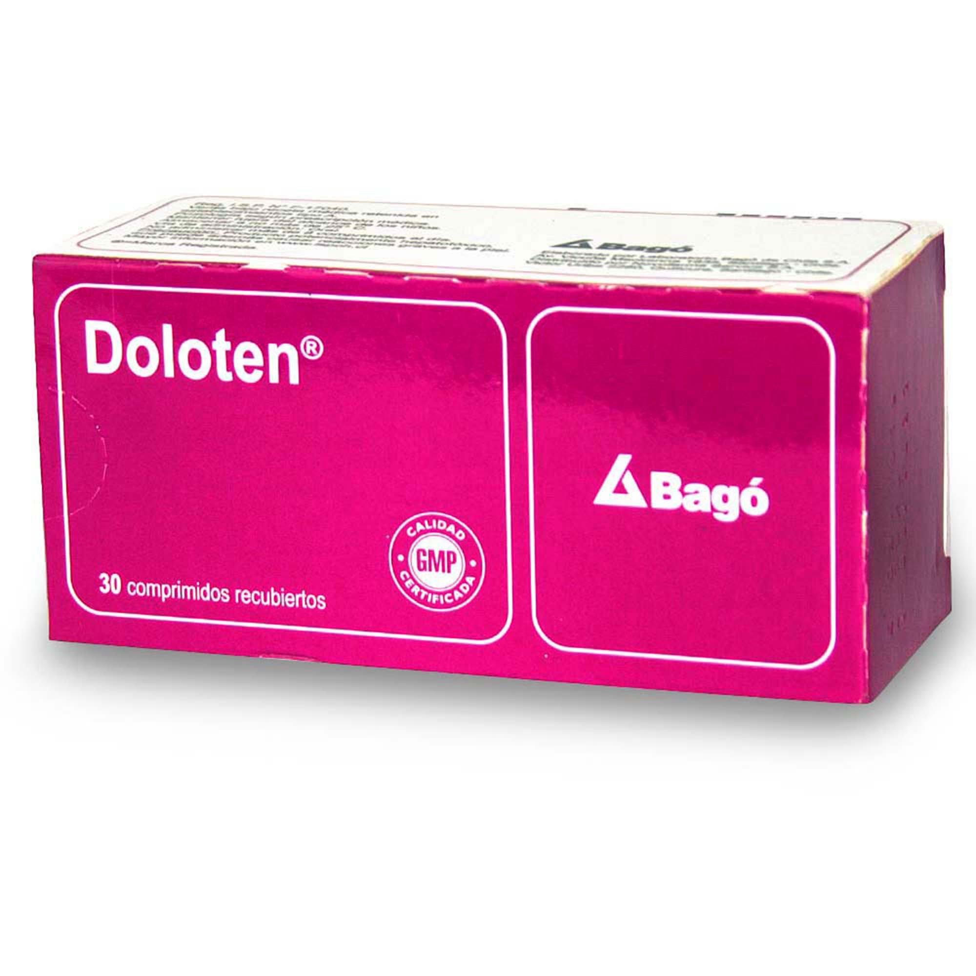 Doloten Tramadol 37,5 mg 30 Comprimidos Recubiertos