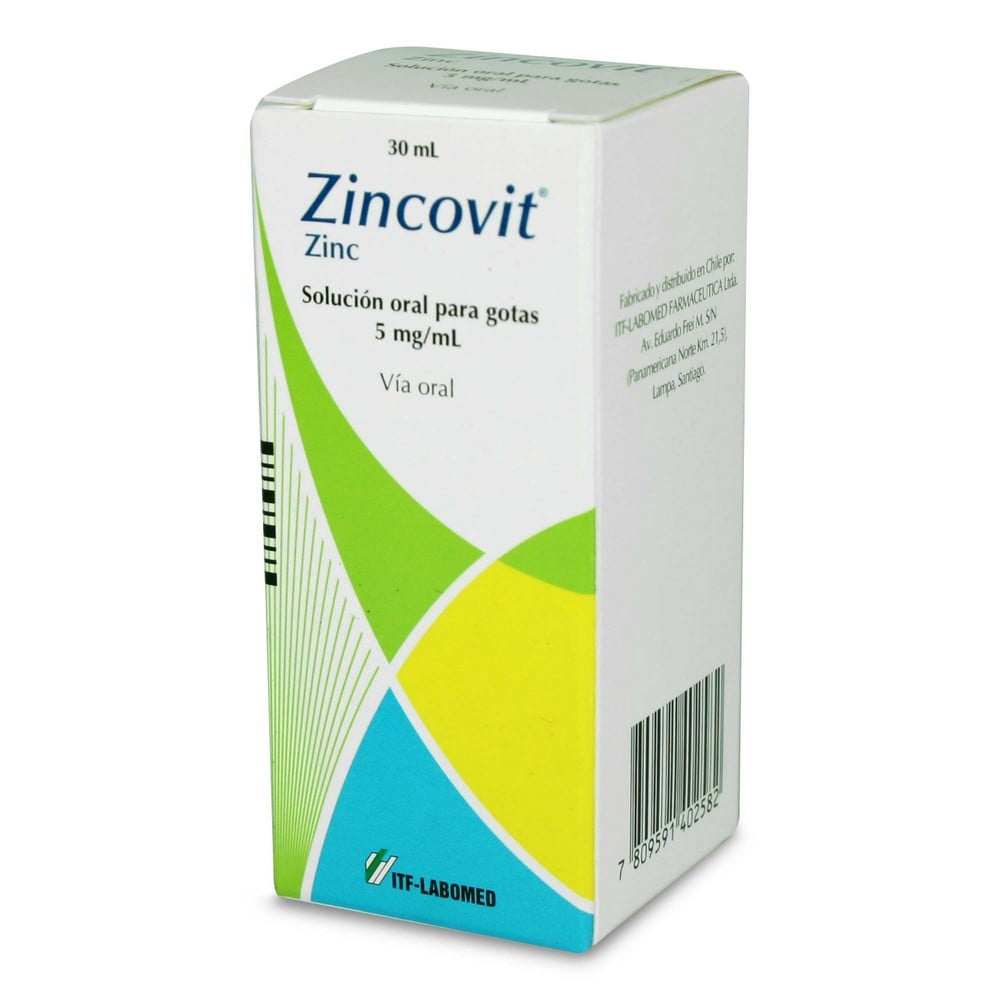 Zincovit Zinc 5 mg / mL Solución Oral 30 mL