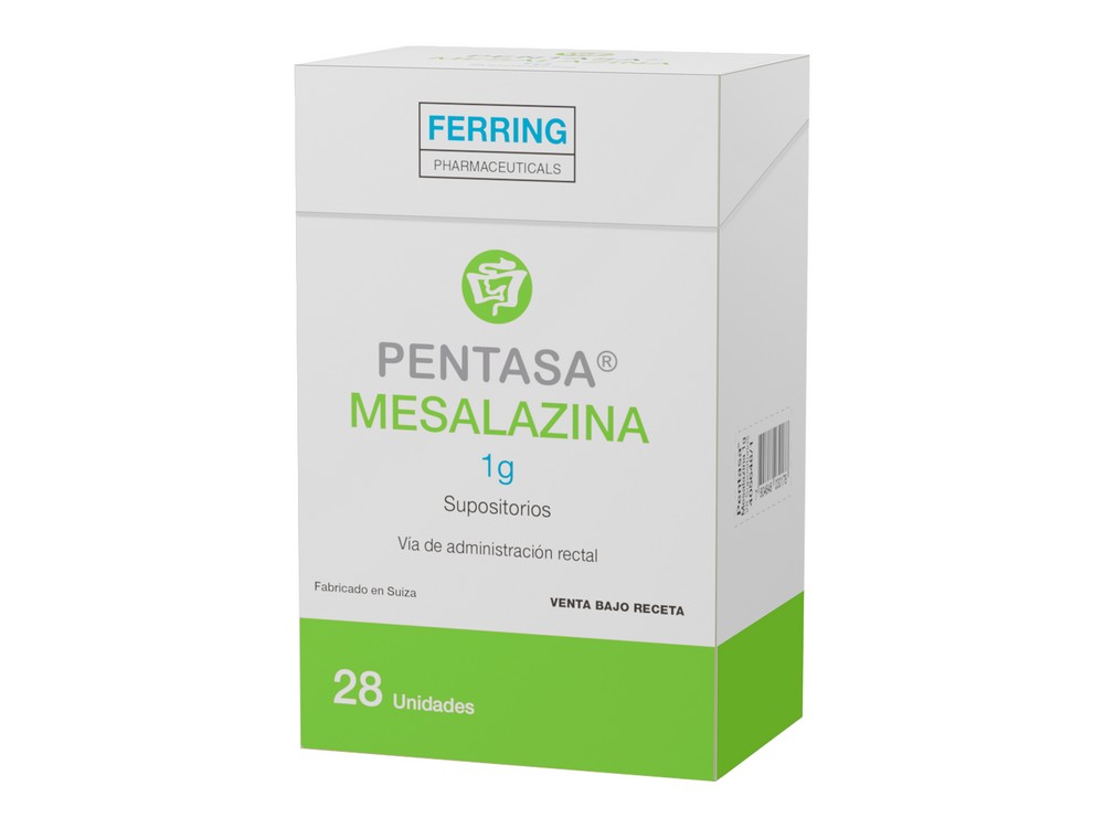 Pentasa 1 gr 28 Supositorios
