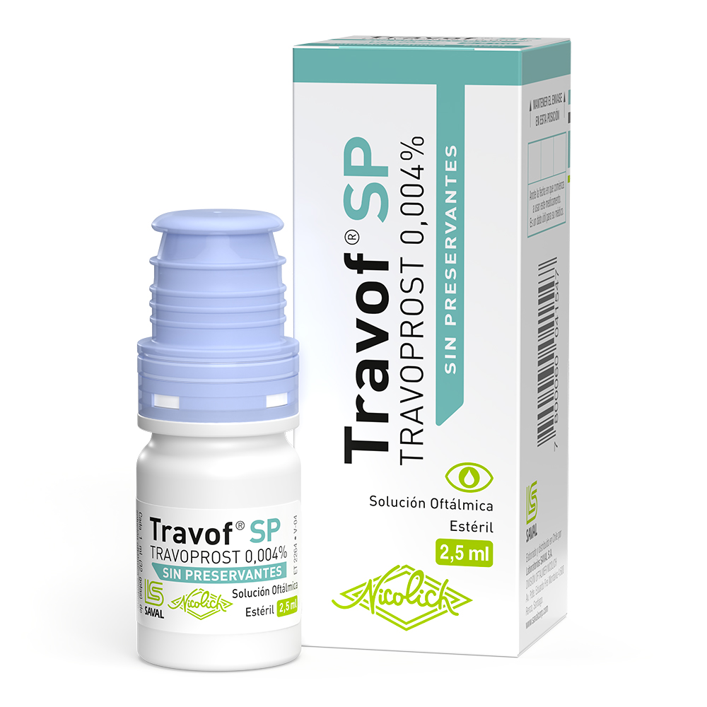 Travof SP Travoprost 0,004% Solución Oftálmica 2,5 mL