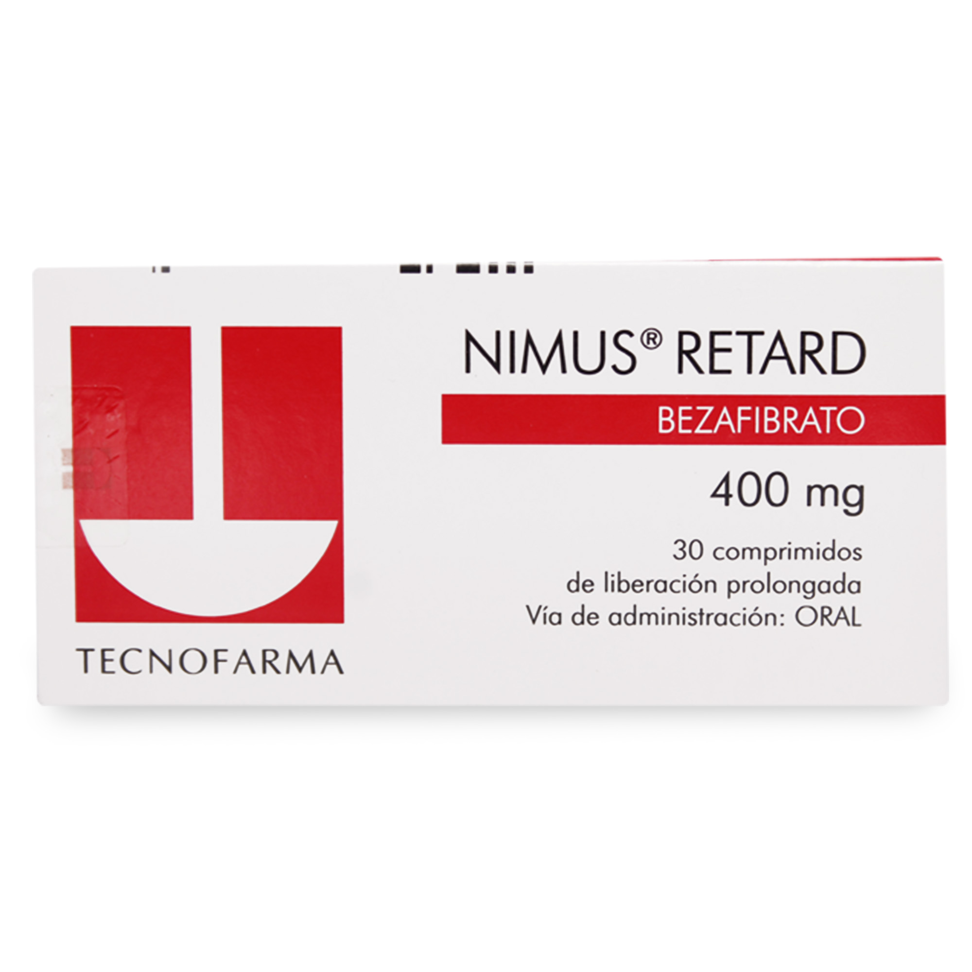 Nimus Retard Bezafibrato 400 mg 30 Comprimidos