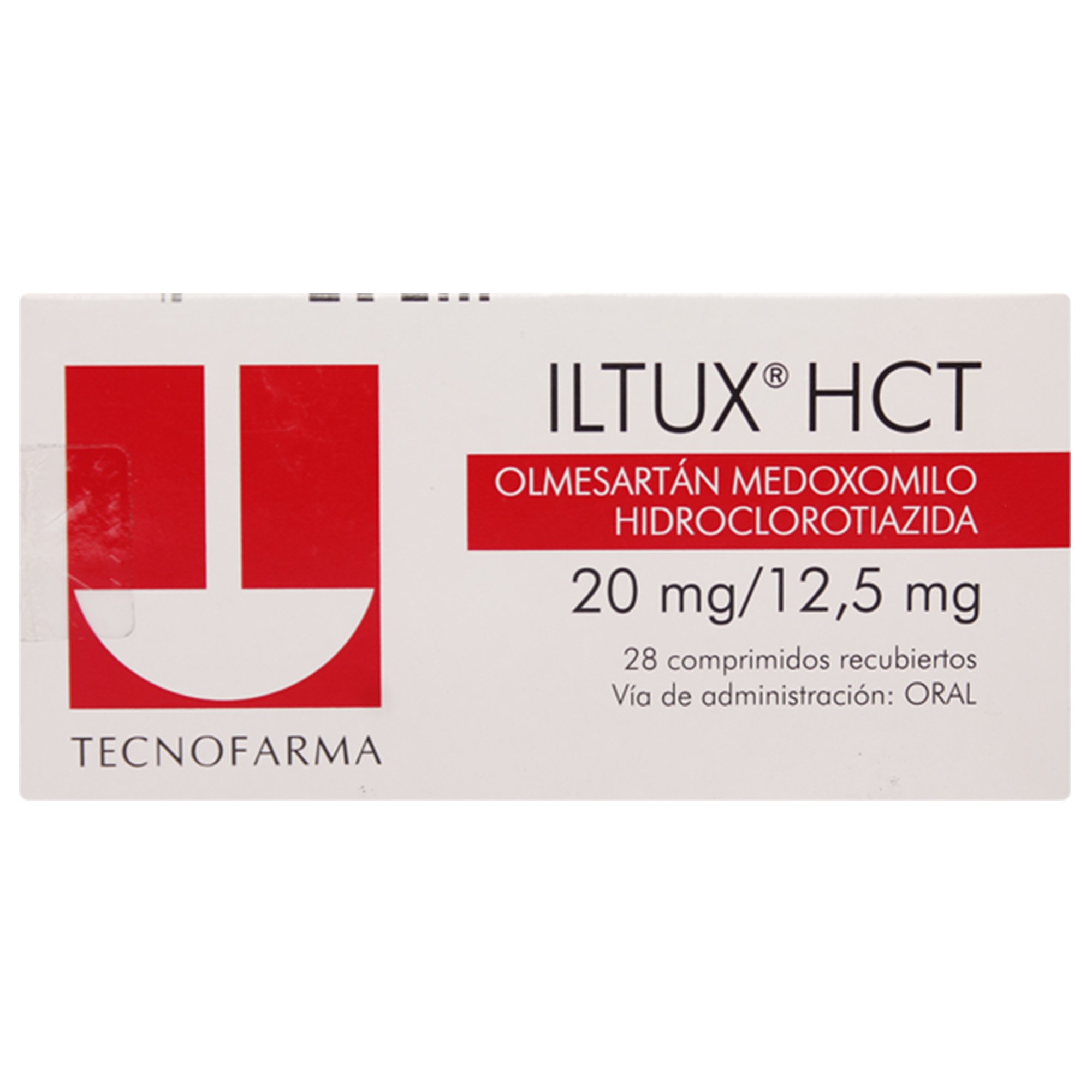 Iltux Hct Olmesartan 20 mg 28 Comprimidos Recubierto
