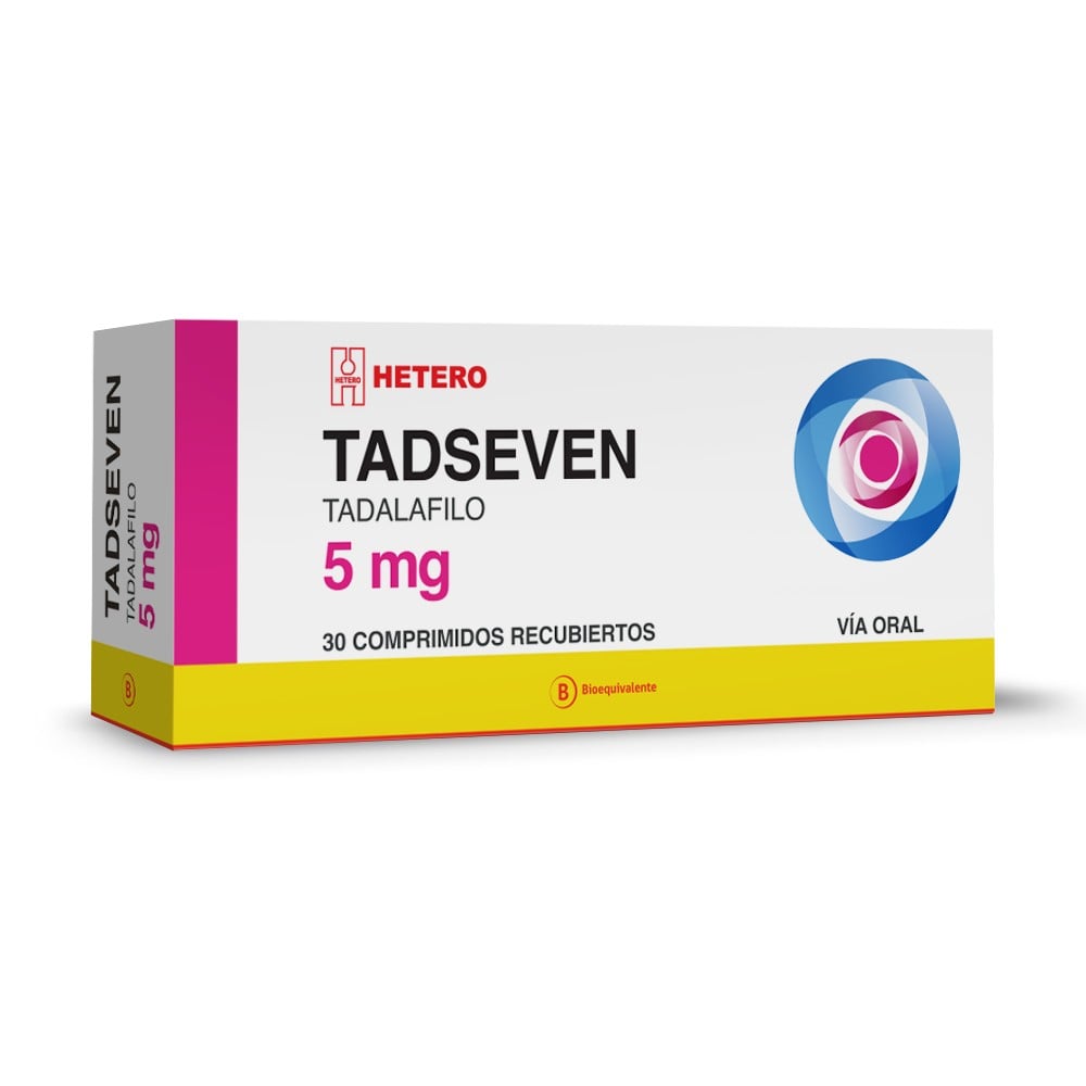 TADSEVEN COMPRIMIDOS RECUBIERTOS 5 mg