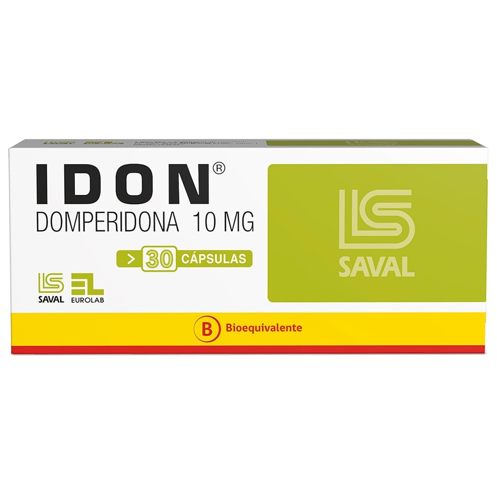 Idon Domperidona 10 mg 30 Cápsulas