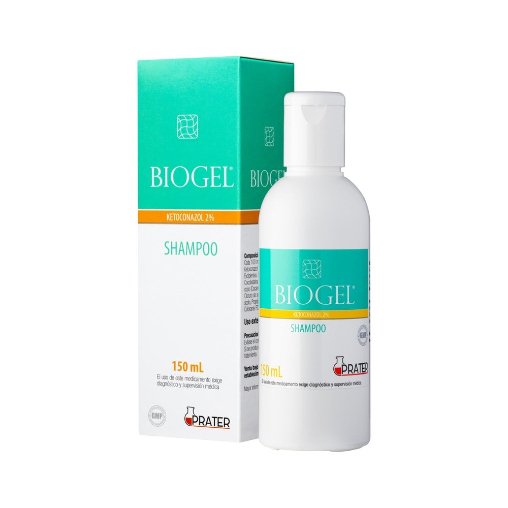 Biogel Ketoconazol 2% Shampoo Medicado 150 mL
