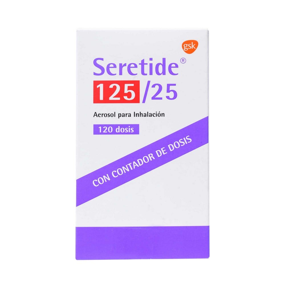 Seretide Salmeterol 25 mcg Inhalador 120 Dosis