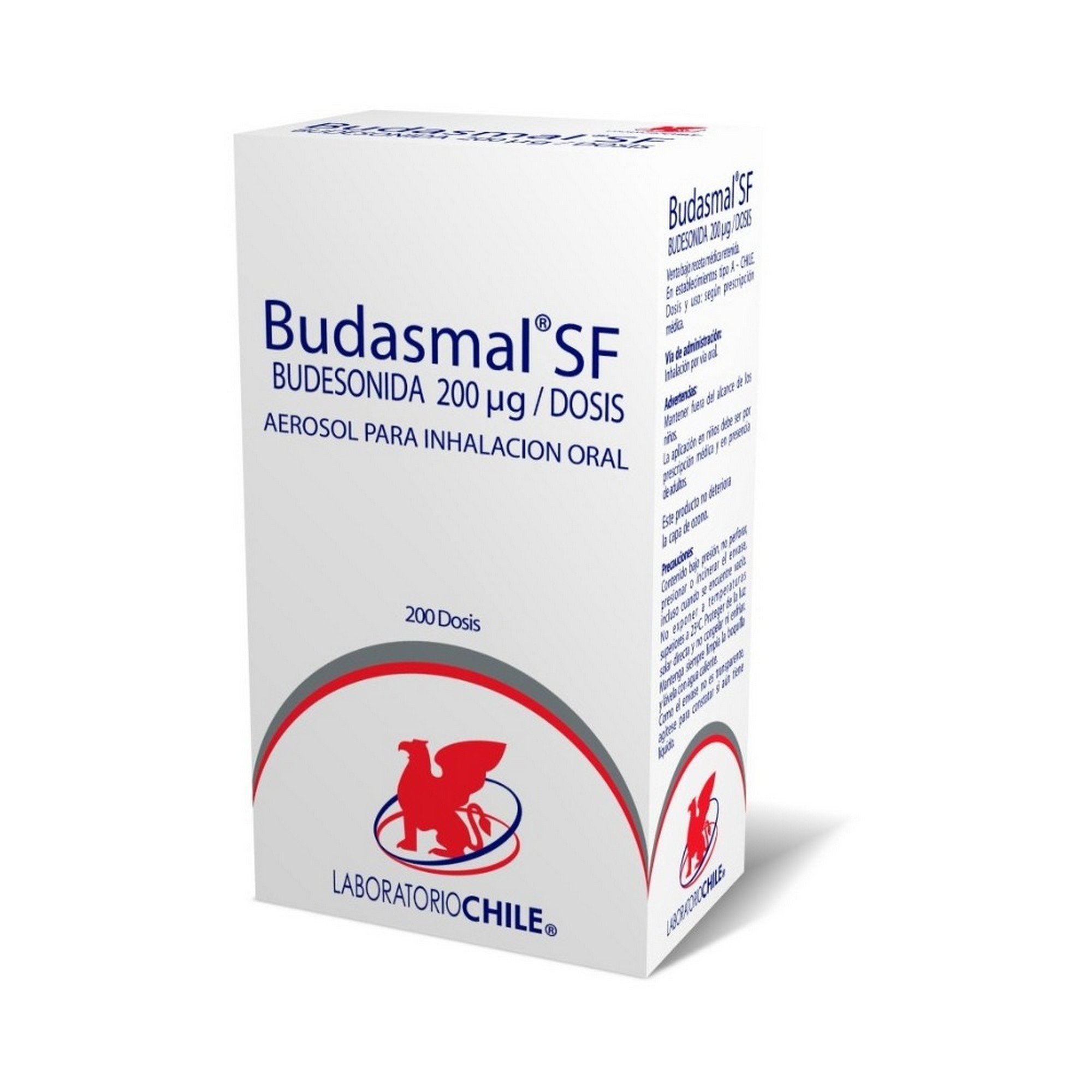 Budasmal Sf Budesonida 200 mcg/DS Inhalador Bucal 200 Dosis