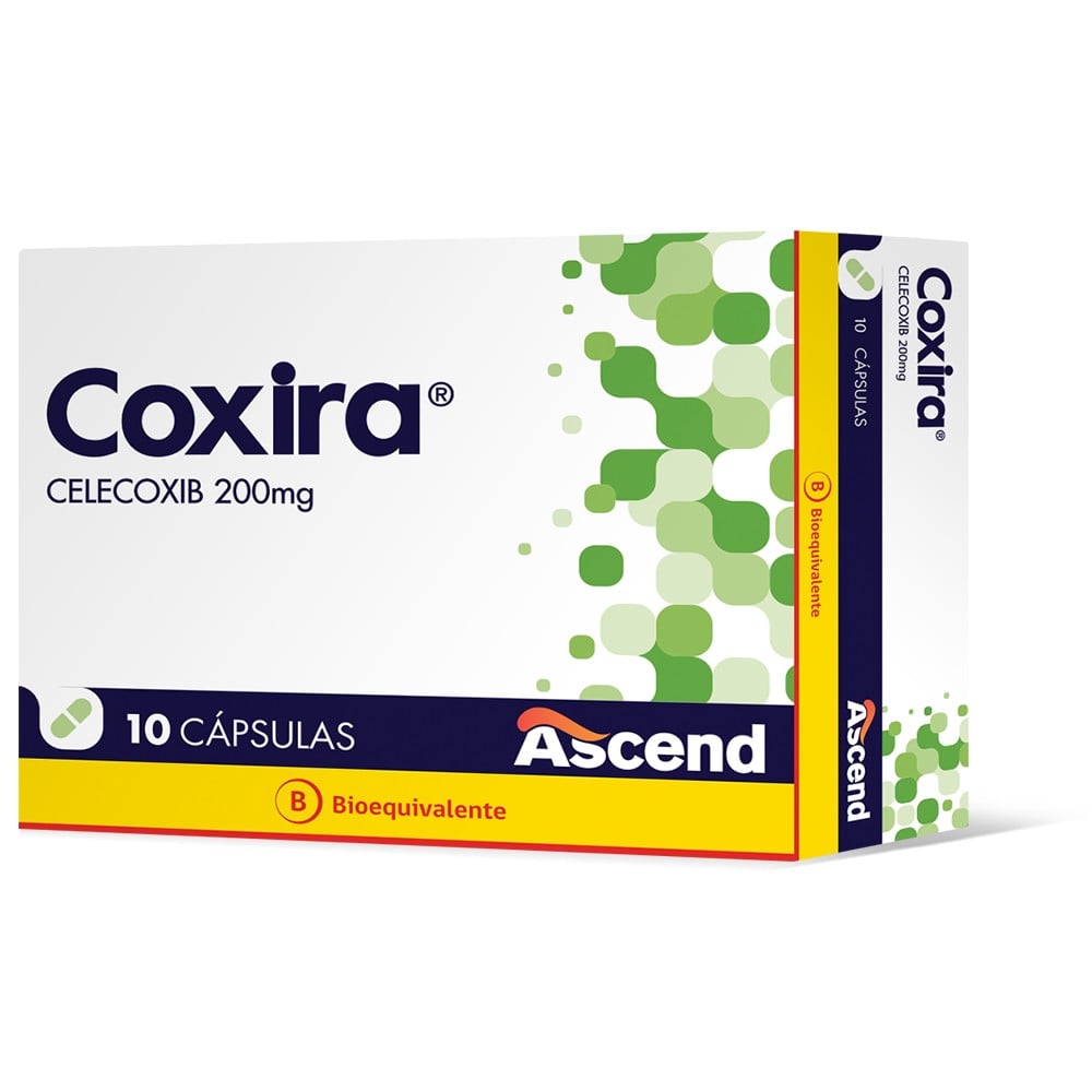 Coxira Celecoxib 200 mg 10 Cápsulas