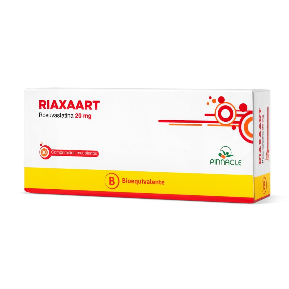 Riaxaart 20 mg 30 Comprimidos