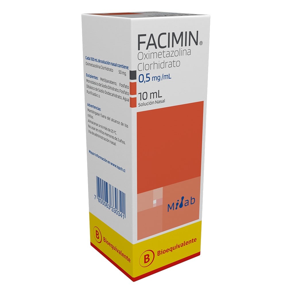 Facimin Oximetazolina 0,5 mg/mL Spray Nasal 10 mL