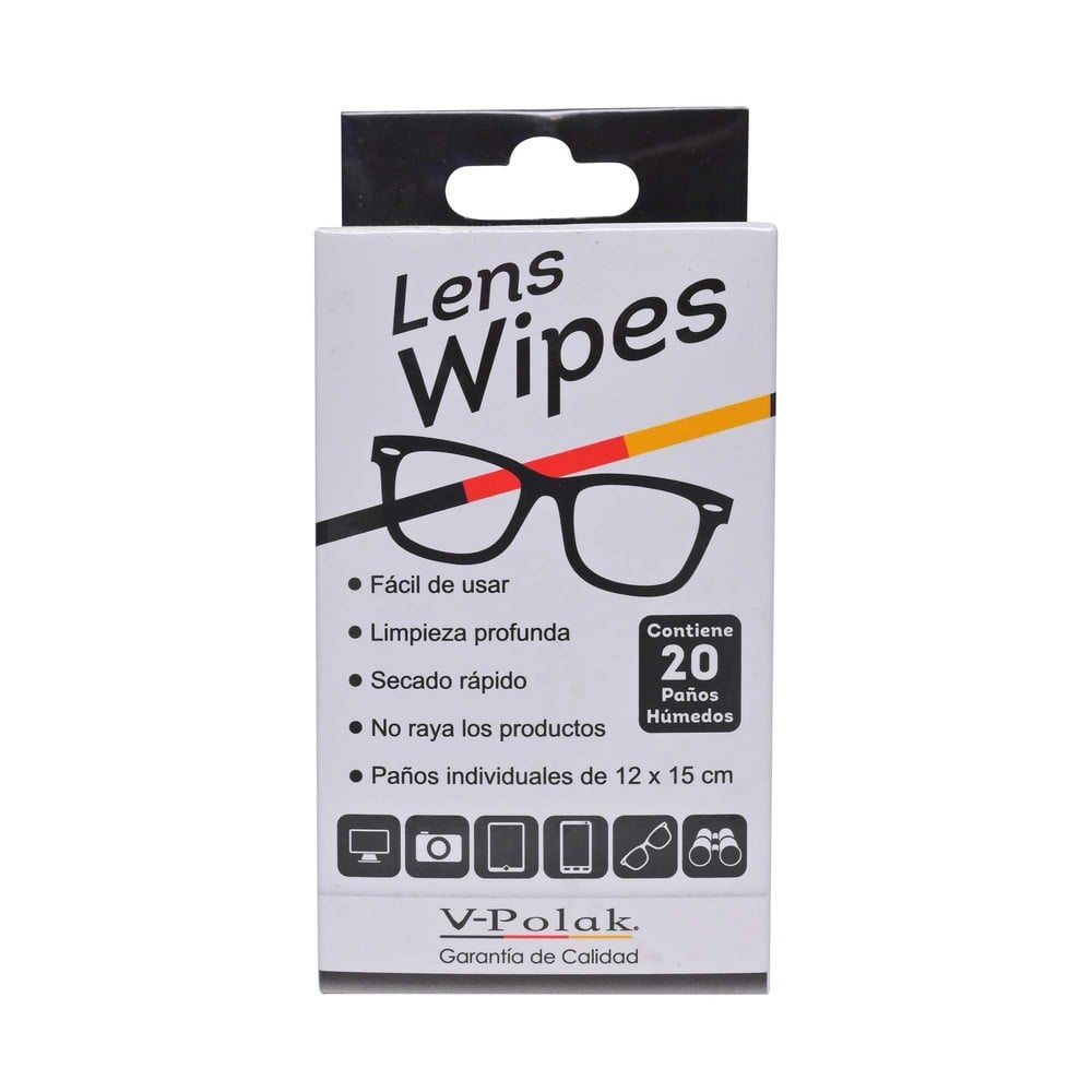 Toallitas Para Lentes Clean 20 paños