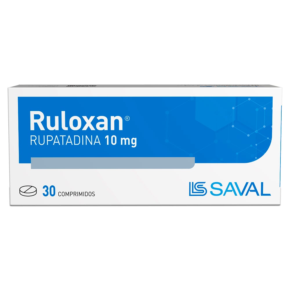 Ruloxan Rupatadina 10 mg 30 Comprimidos