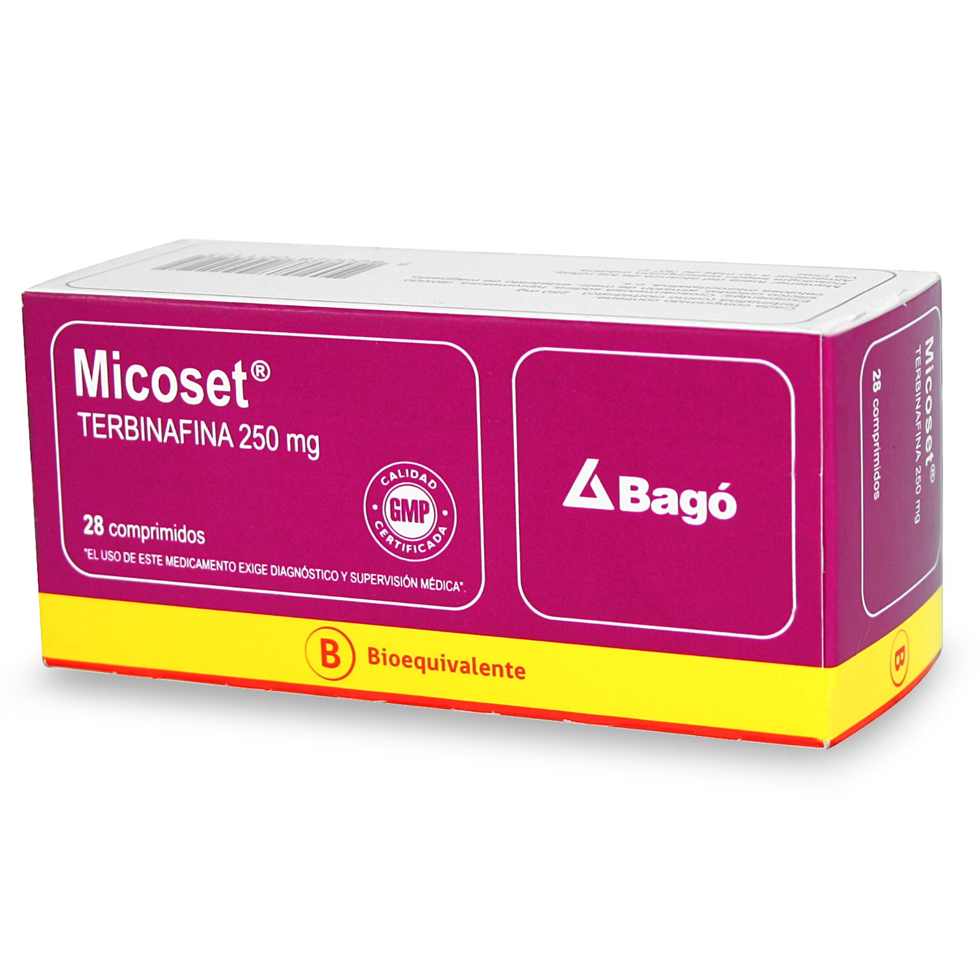 Micoset Terbinafina 250 mg 28 Comprimidos