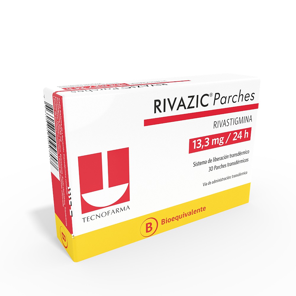 Rivazic 30 parches Transdérmico Rivastigmina 13,3 mg