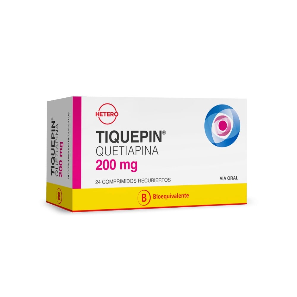 Tiquepin 200 mg 24 Comprimidos Recubiertos