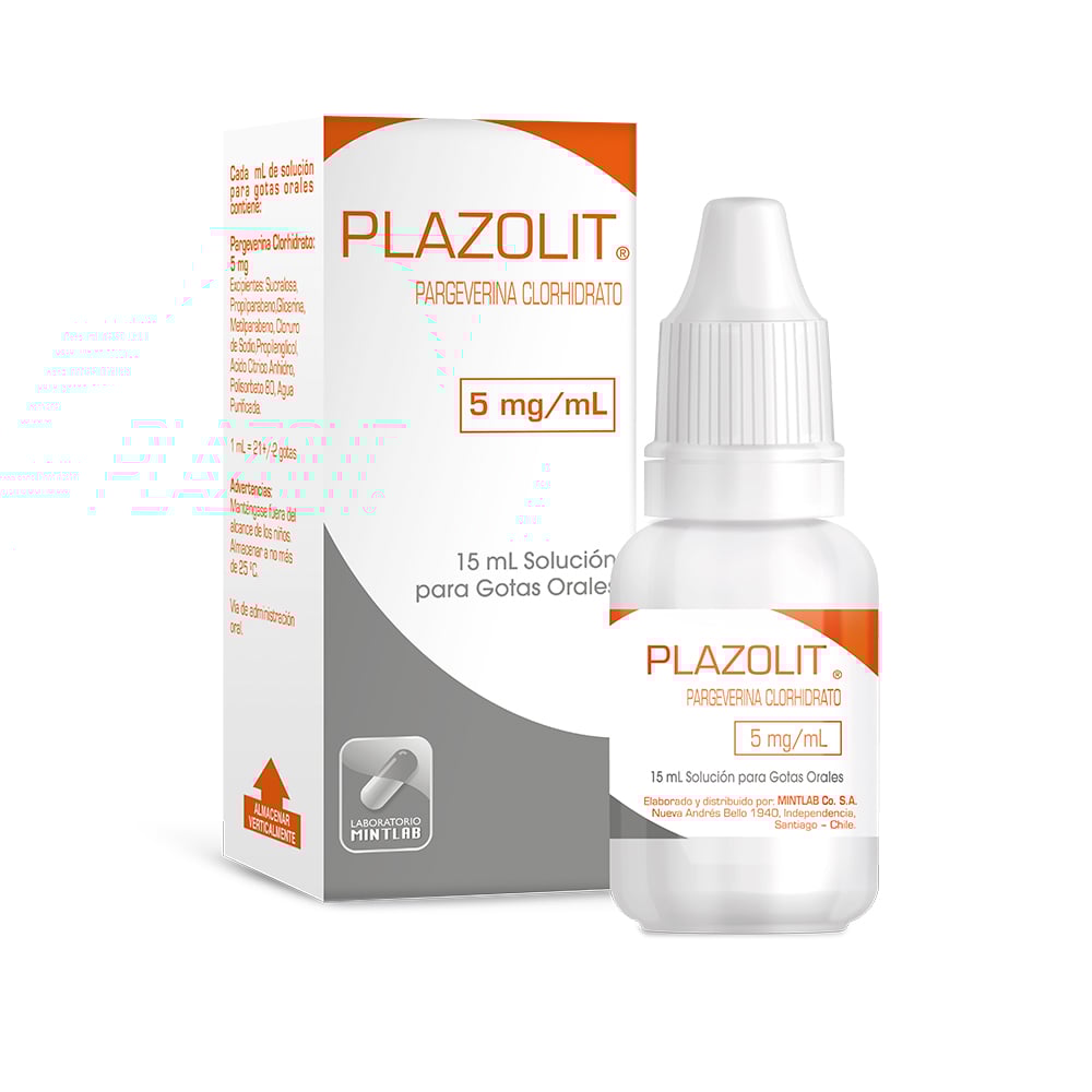 Plazolit Pargeverina Clorhidrato 5 mg/mL Gotas 15 mL
