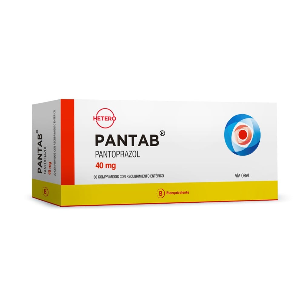 Pantab 40 mg 30 Comprimidos Con Recubrimiento Entérico