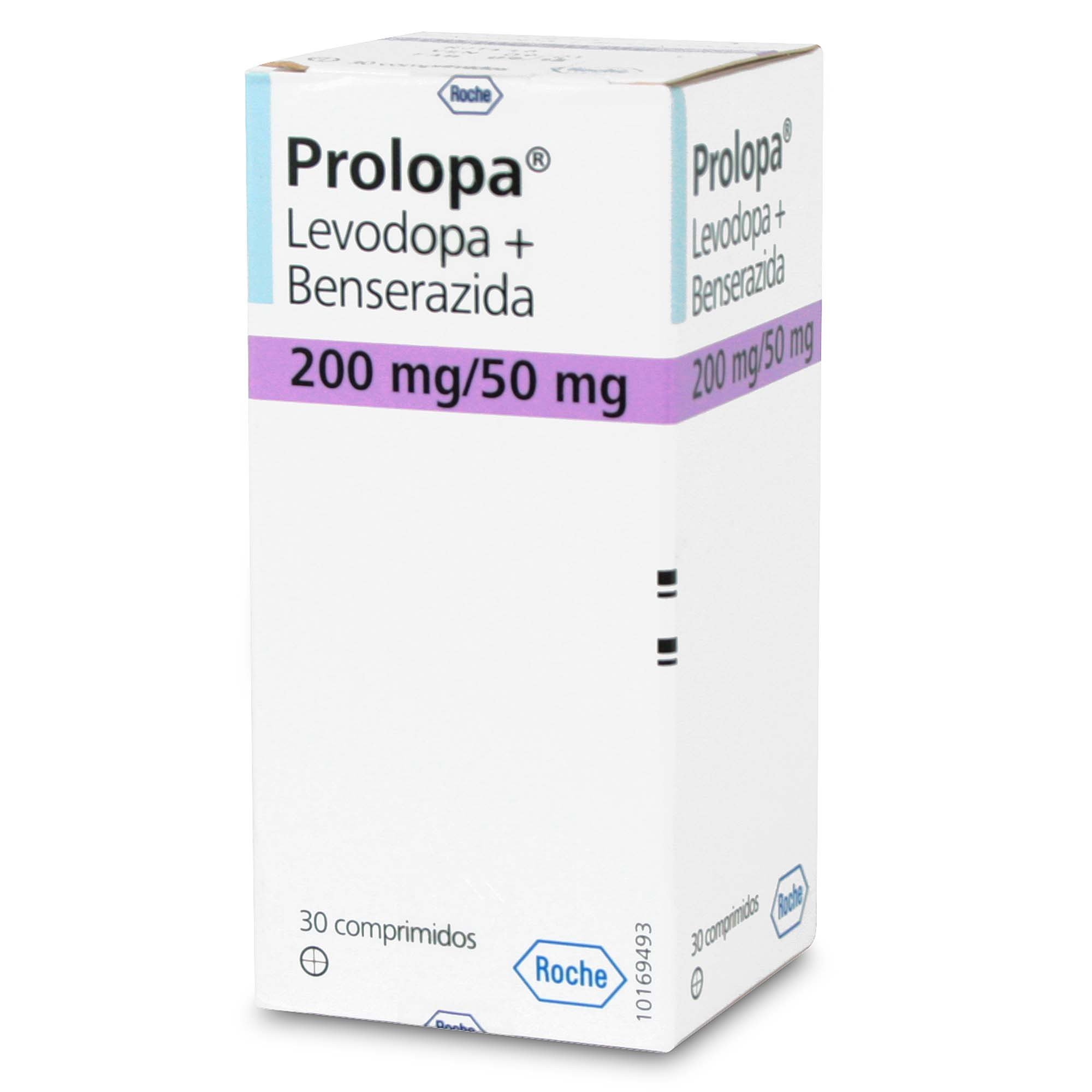 Prolopa Levodopa 200 mg 30 Comprimidos Ranurado