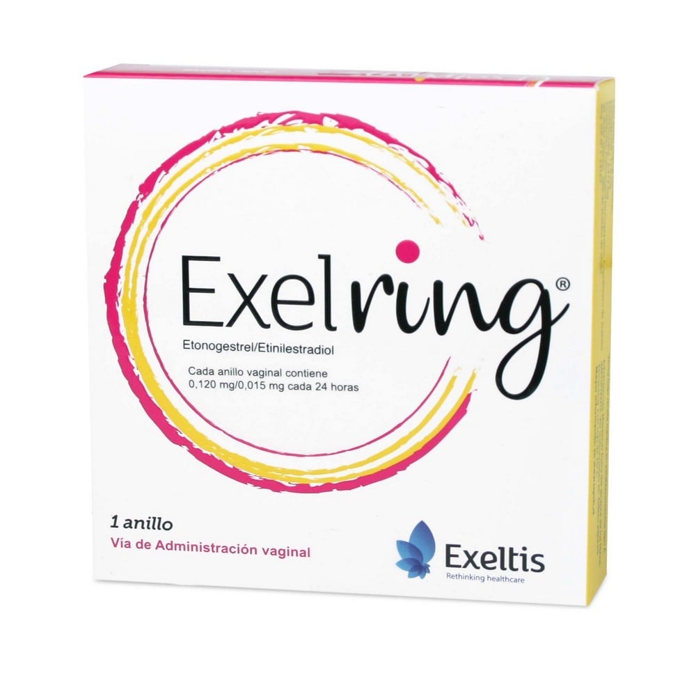 Exelring Etonogestrel 0,120 mg Etinilestradiol 0,015 mg Anillo Vaginal