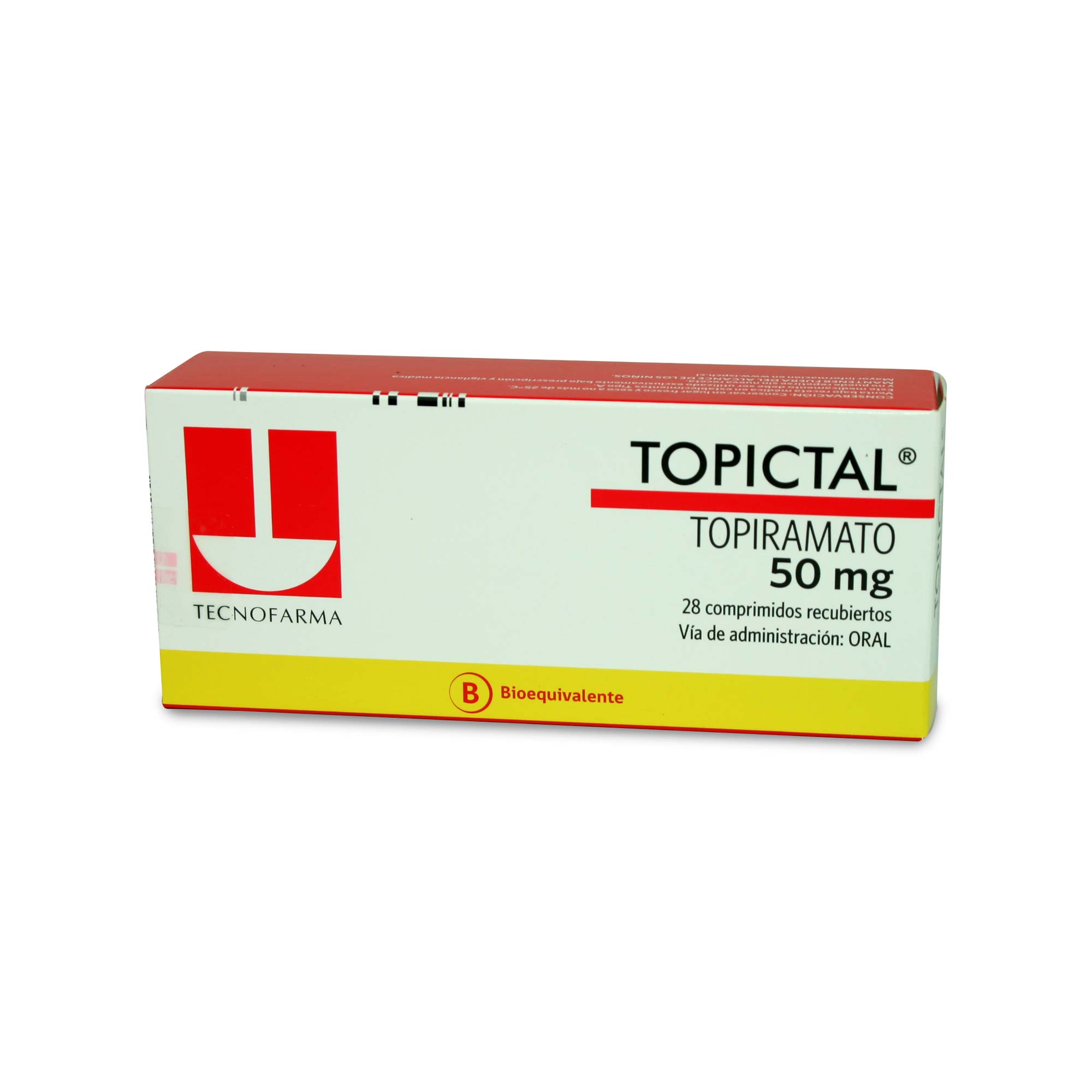 Topictal Topiramato 50 mg 28 Comprimidos