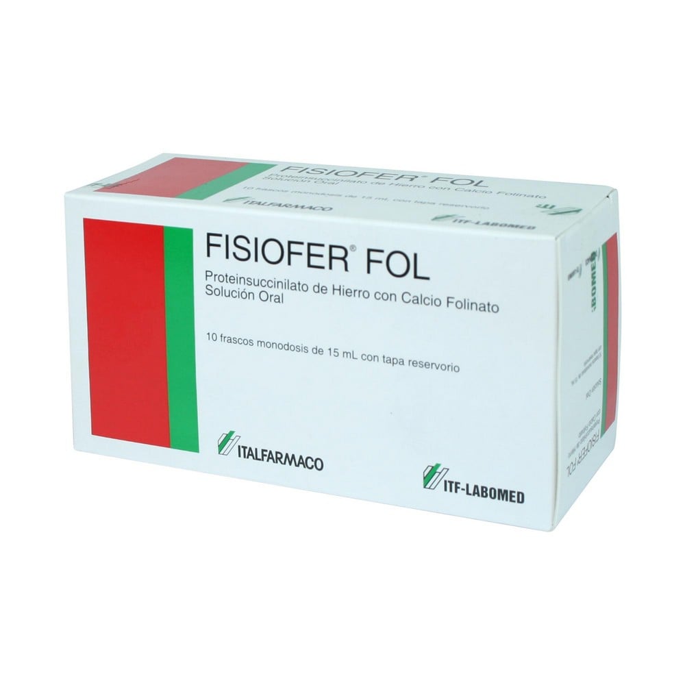 Fisiofer Fol Proteinsuccinilato De Hierro 800 mg 10 Vial